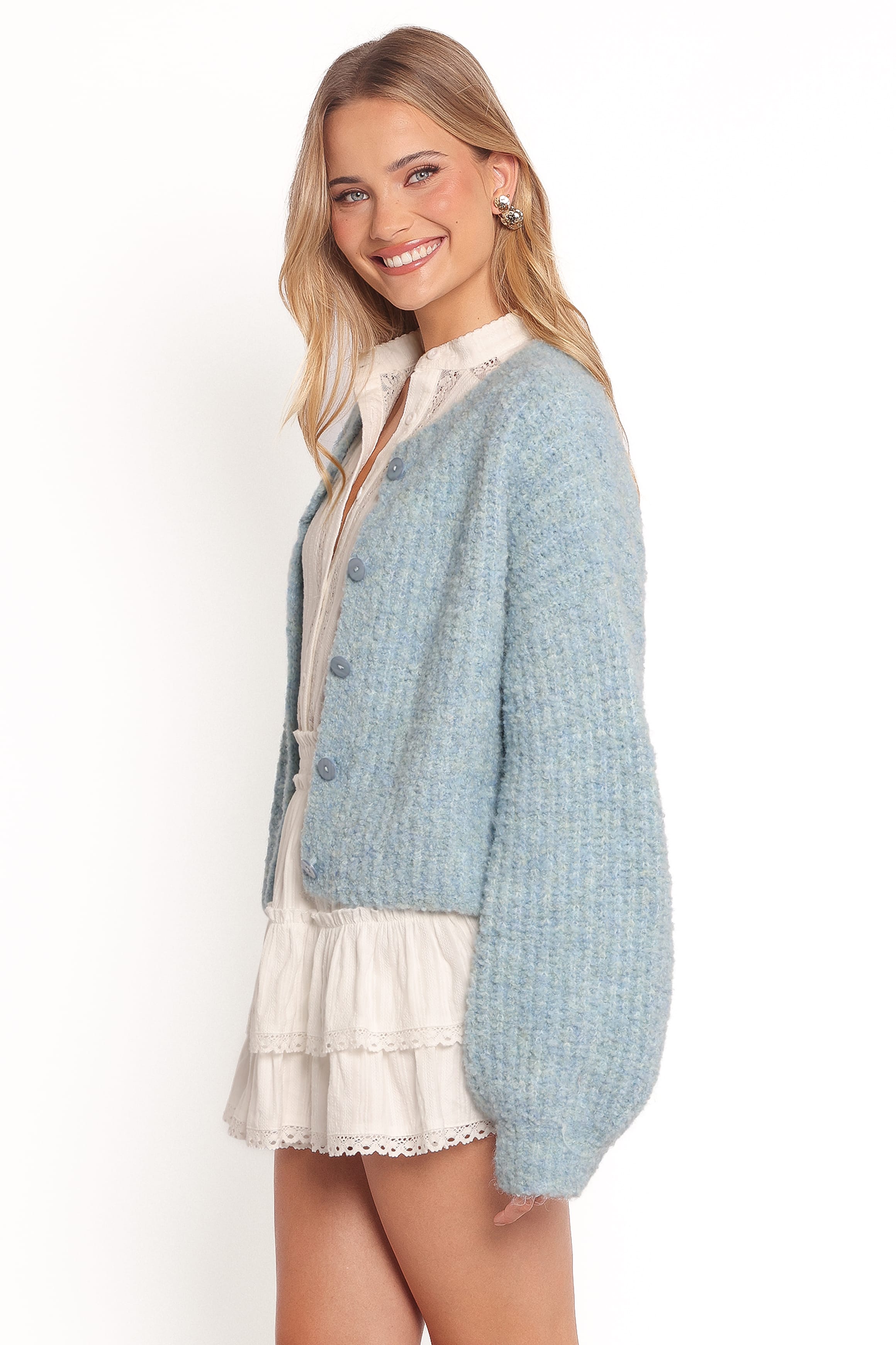 KNITWEAR Albertine Cardigan - Blue