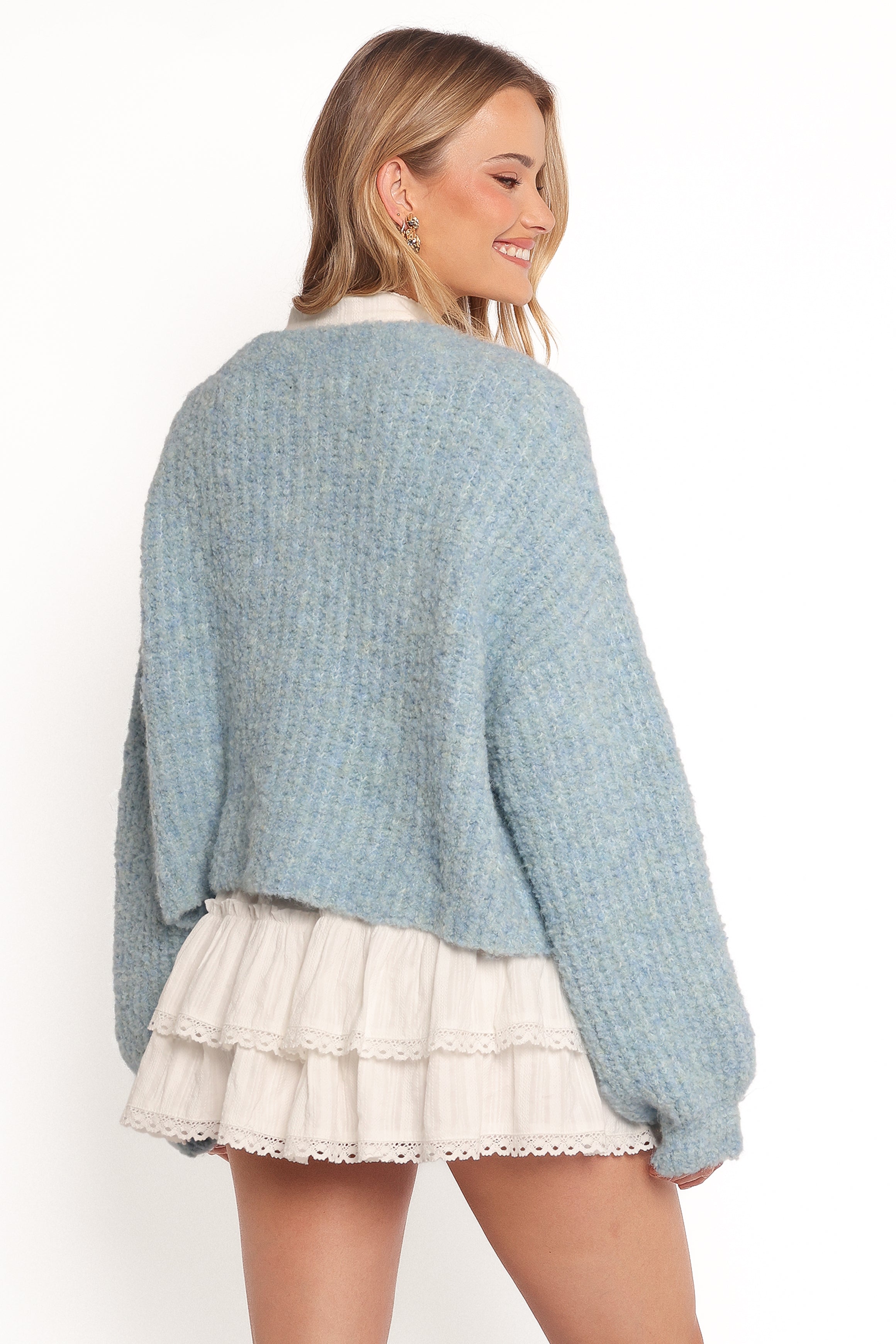 KNITWEAR Albertine Cardigan - Blue