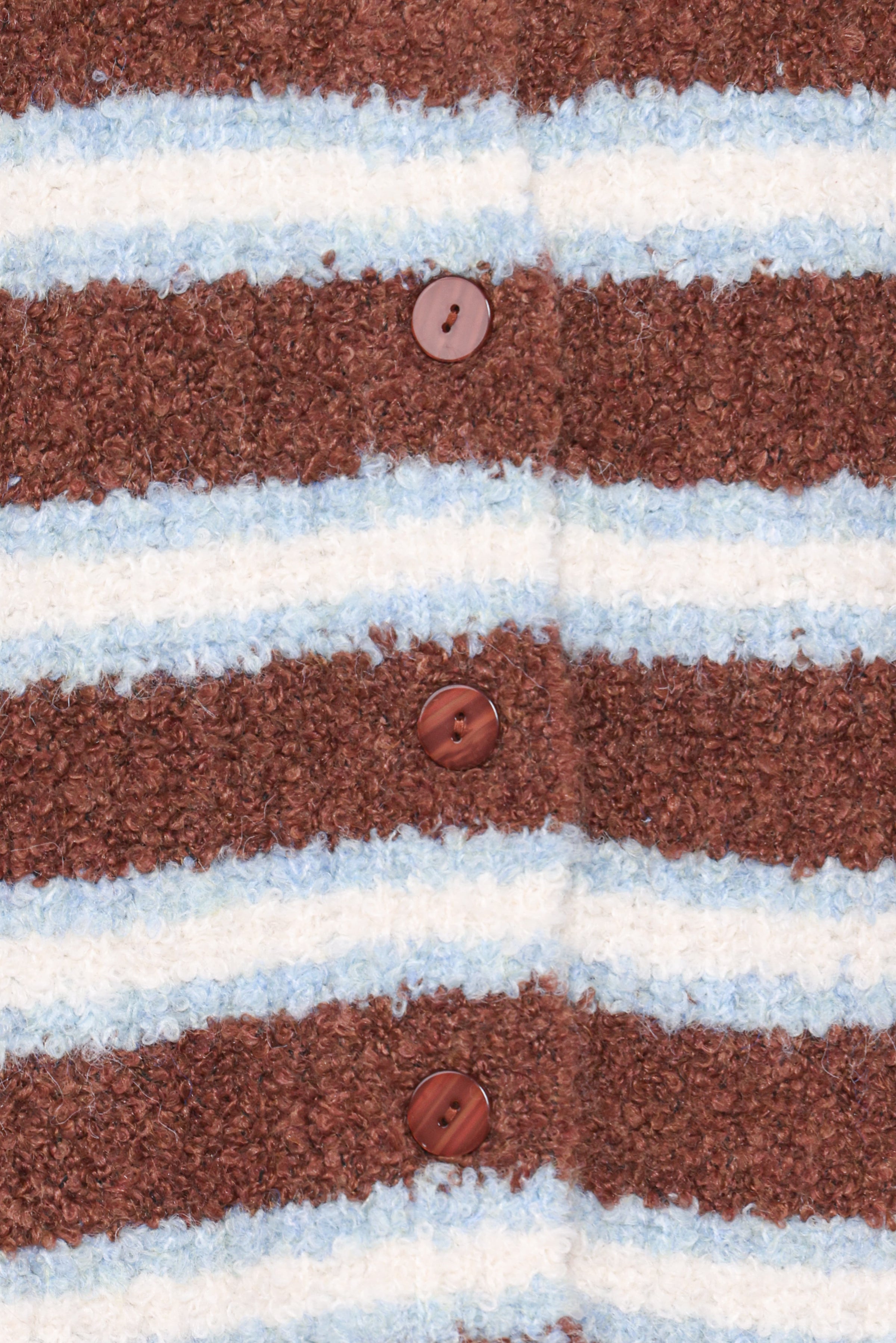 KNITWEAR Albertine Cardigan - Brown Stripe (HOLD FOR WK 18 LAUNCH)
