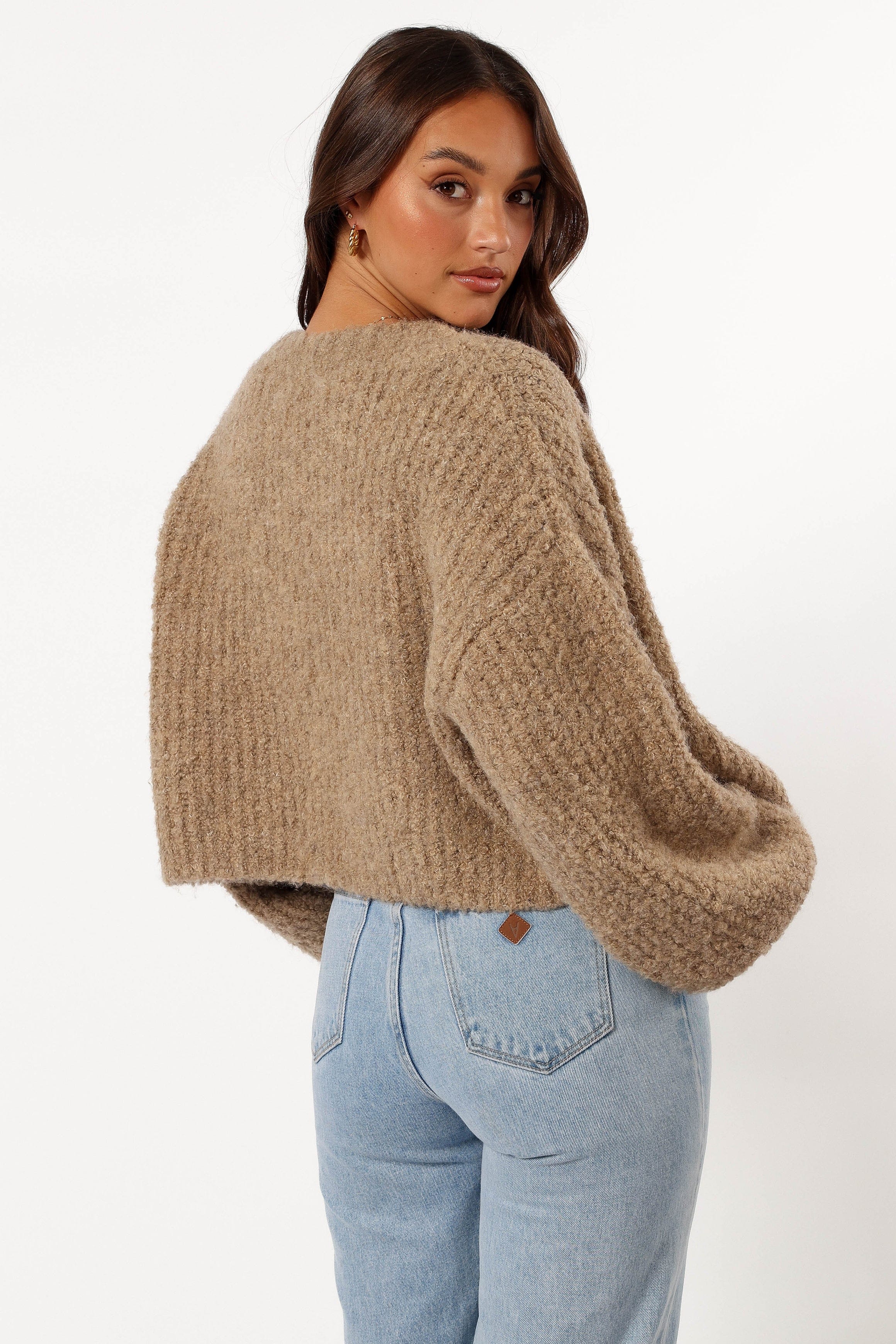 KNITWEAR Albertine Cardigan - Latte