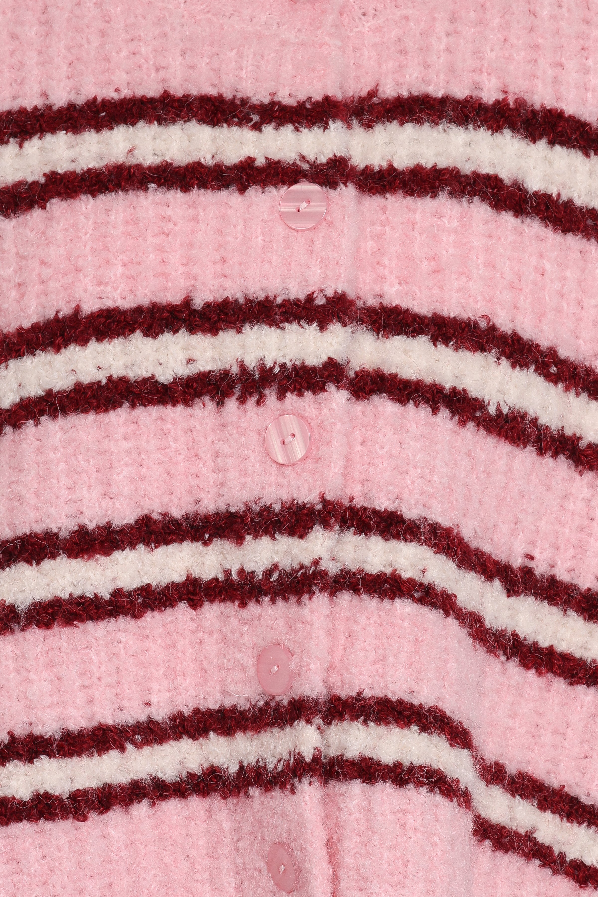 KNITWEAR Albertine Cardigan - Pink Stripe