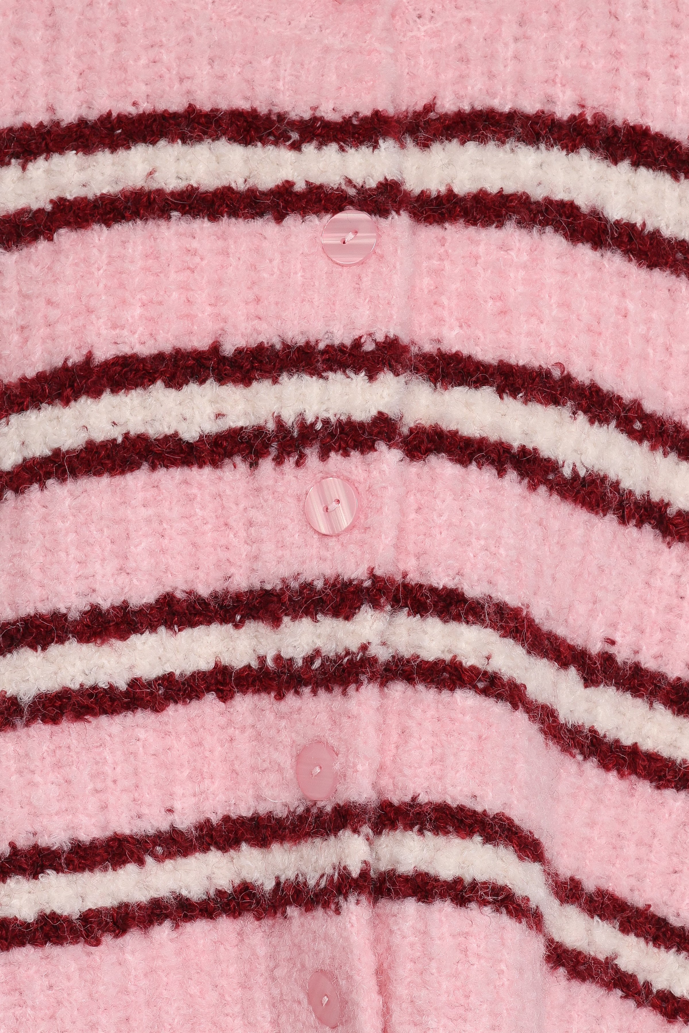 KNITWEAR Albertine Cardigan - Pink Stripe
