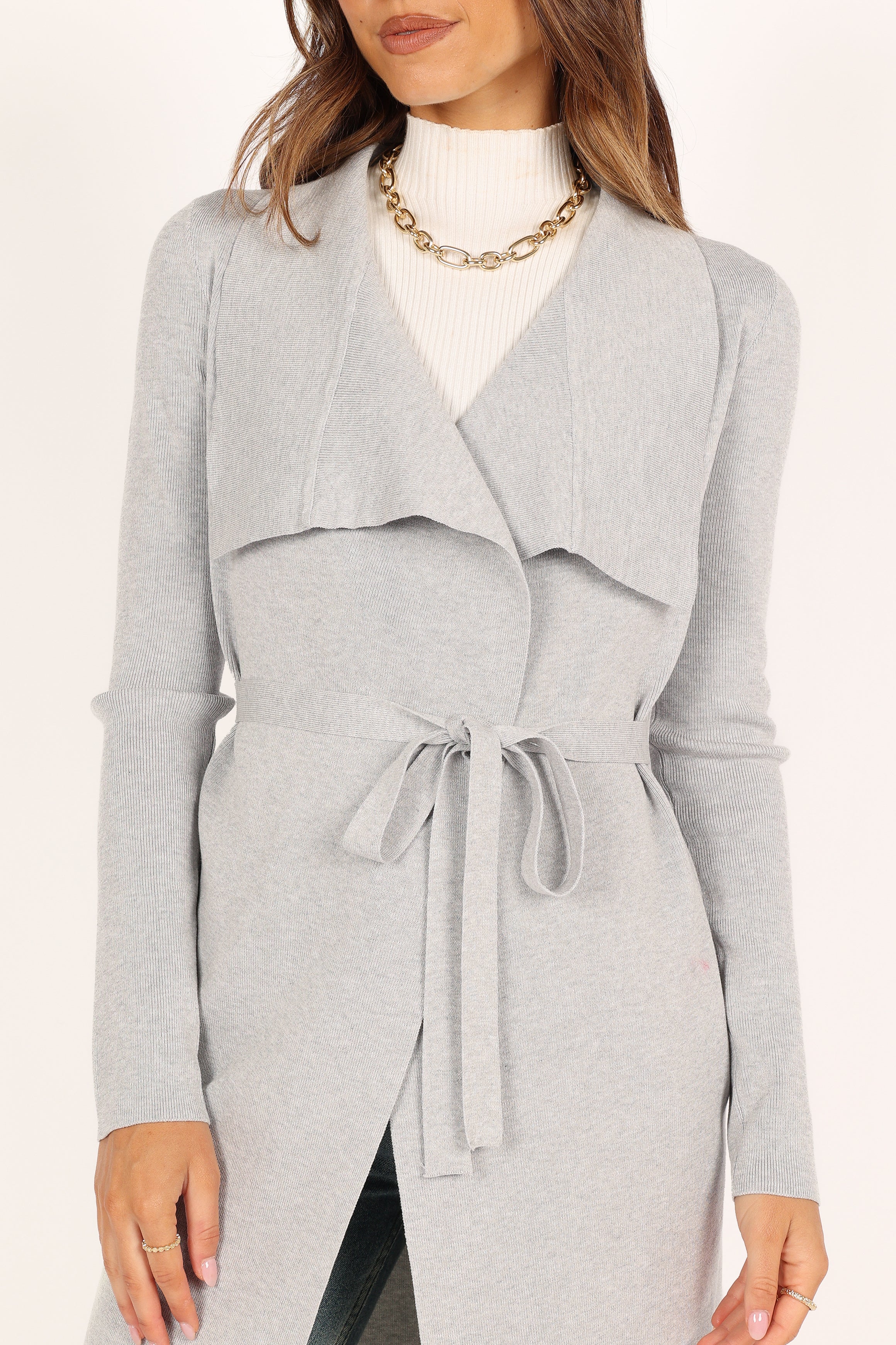 KNITWEAR Audrina Cardigan - Grey