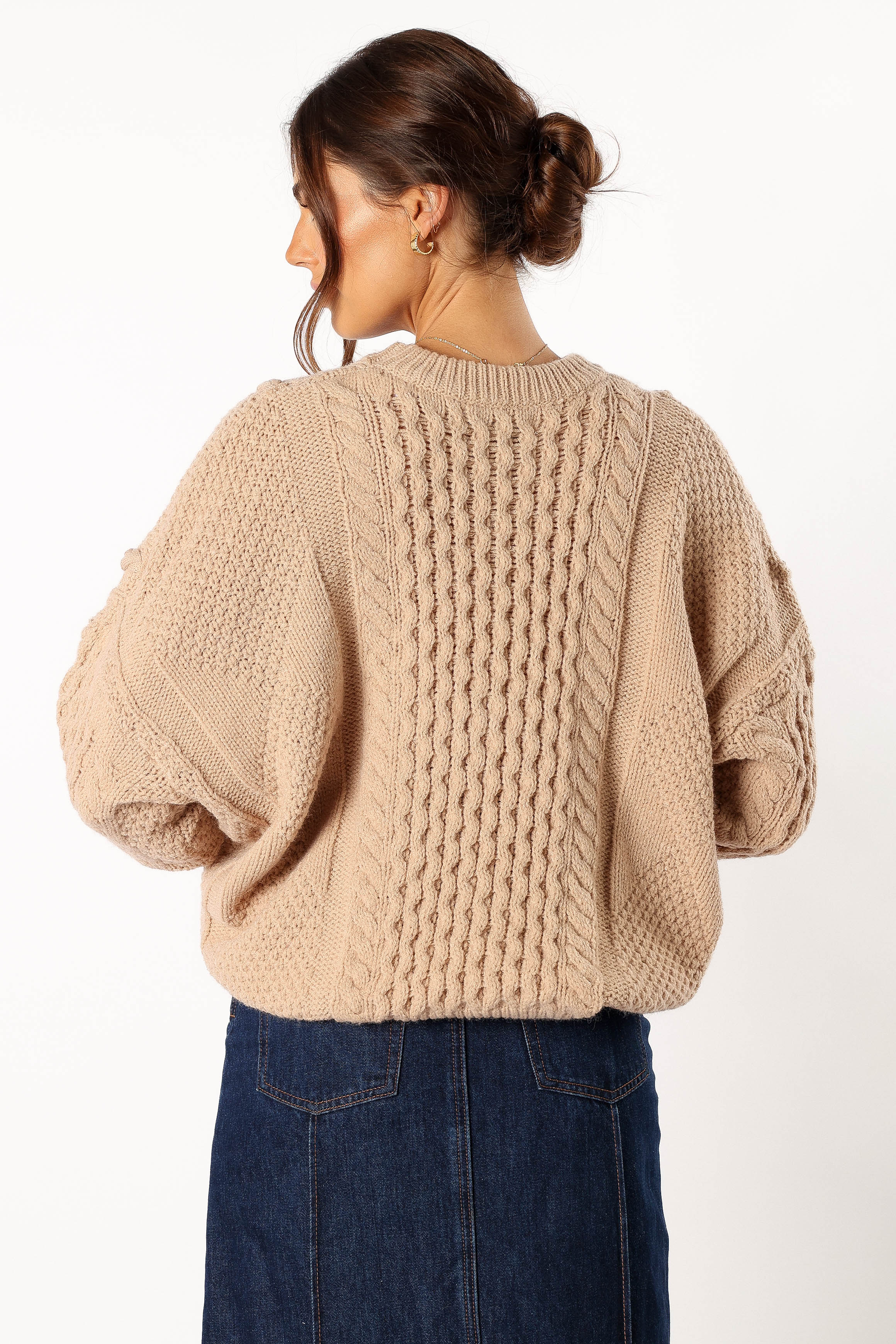 KNITWEAR @Bentley Knit Sweater - Oatmeal