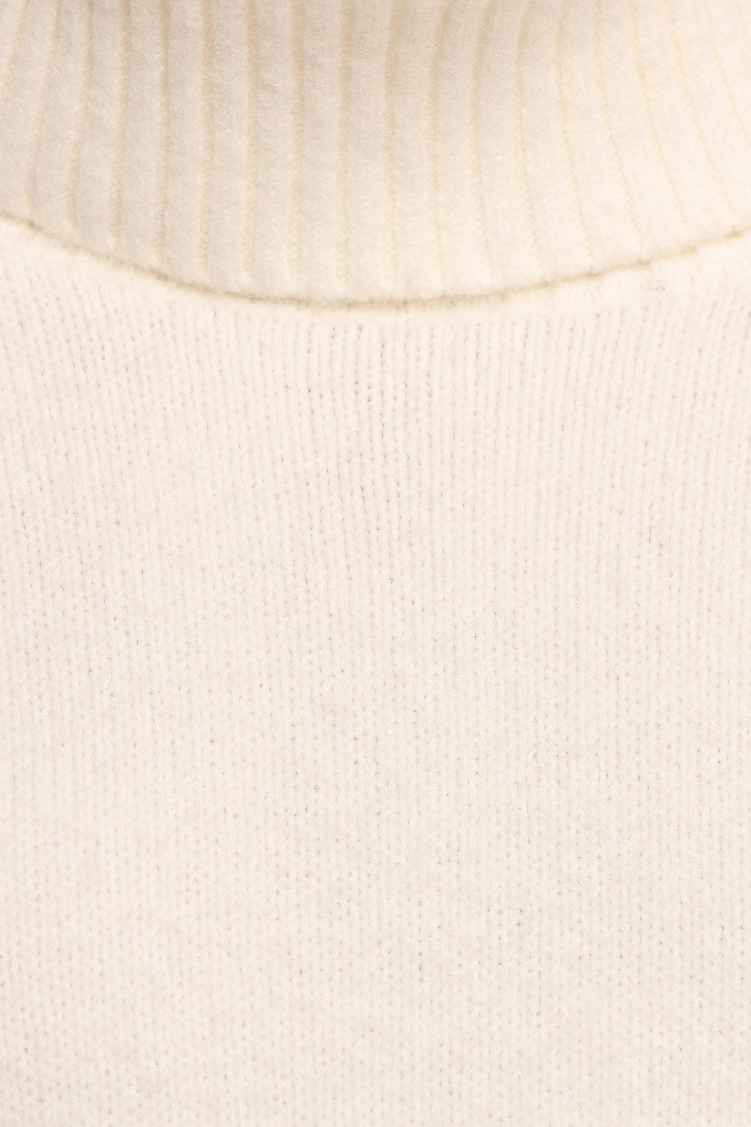 KNITWEAR Bindy Cowlneck Knit Sweater - White