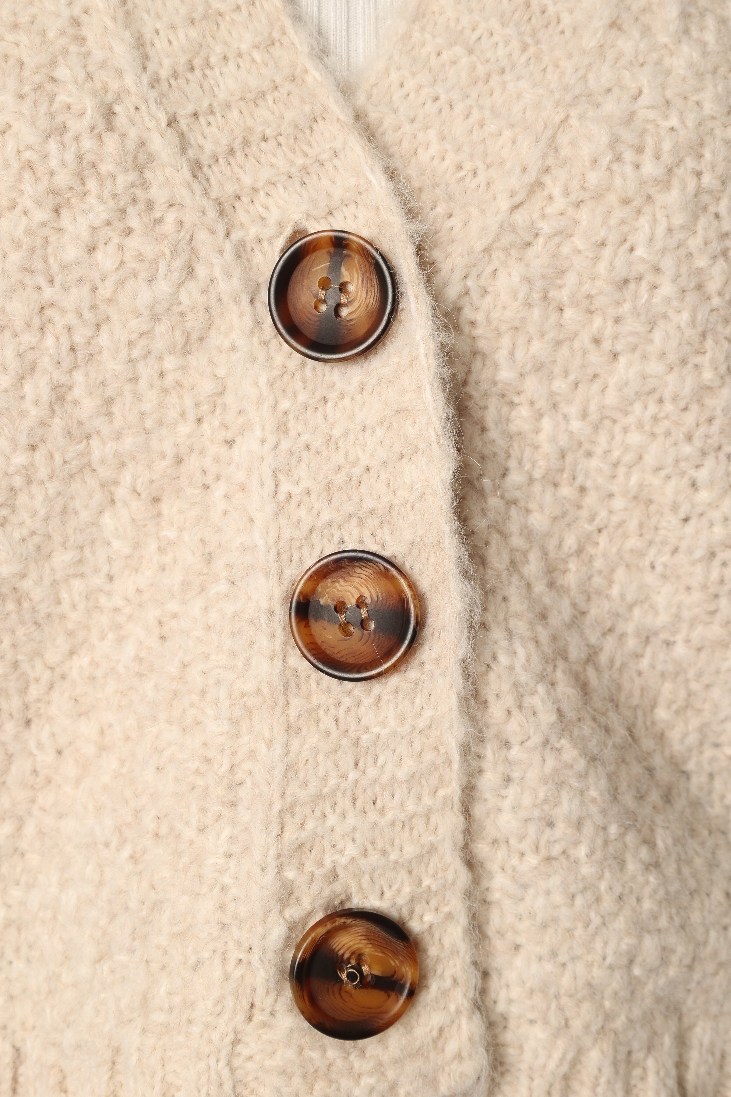 KNITWEAR @Blakey Cardigan - Cream