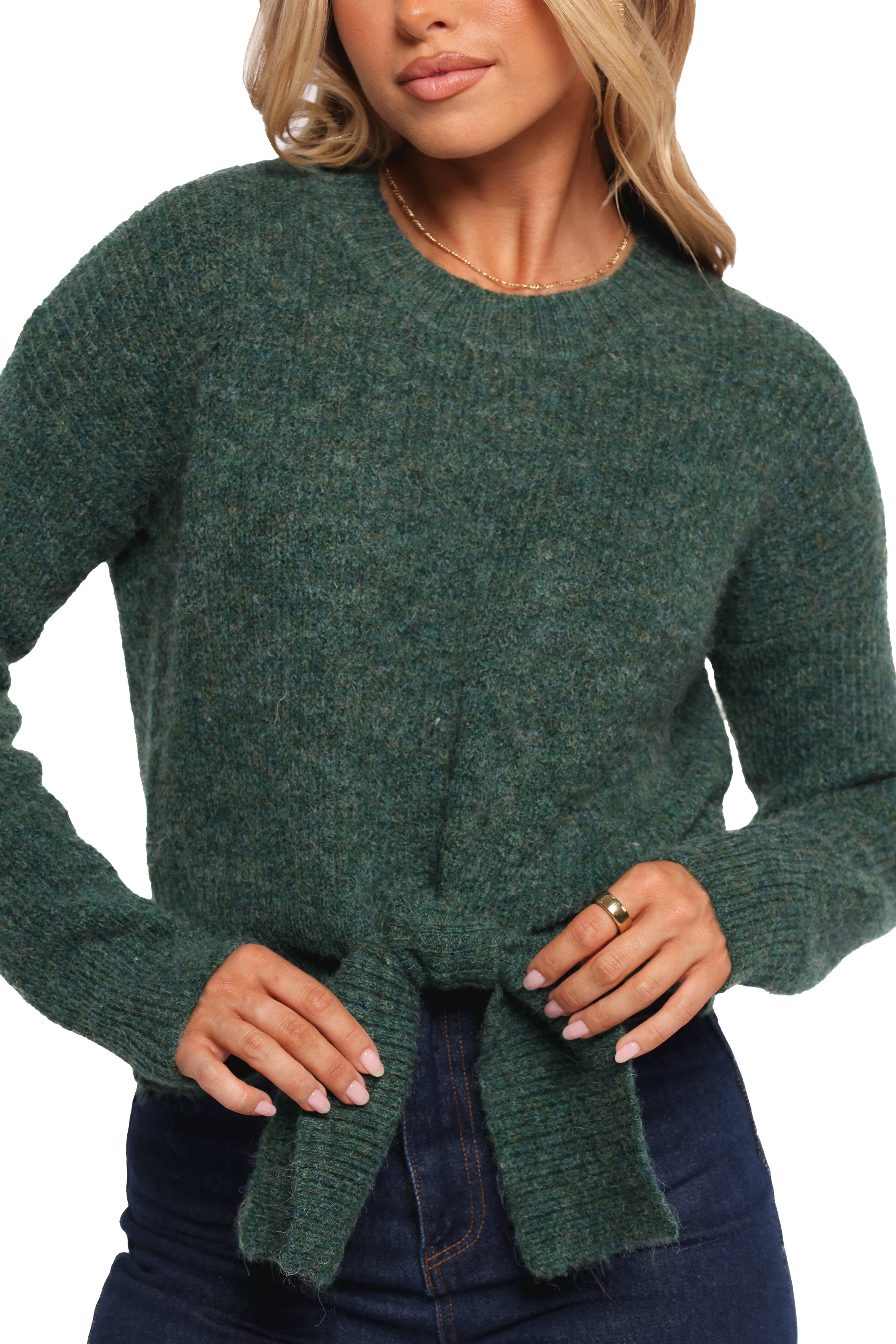 KNITWEAR Captivate Knit Sweater - Emerald
