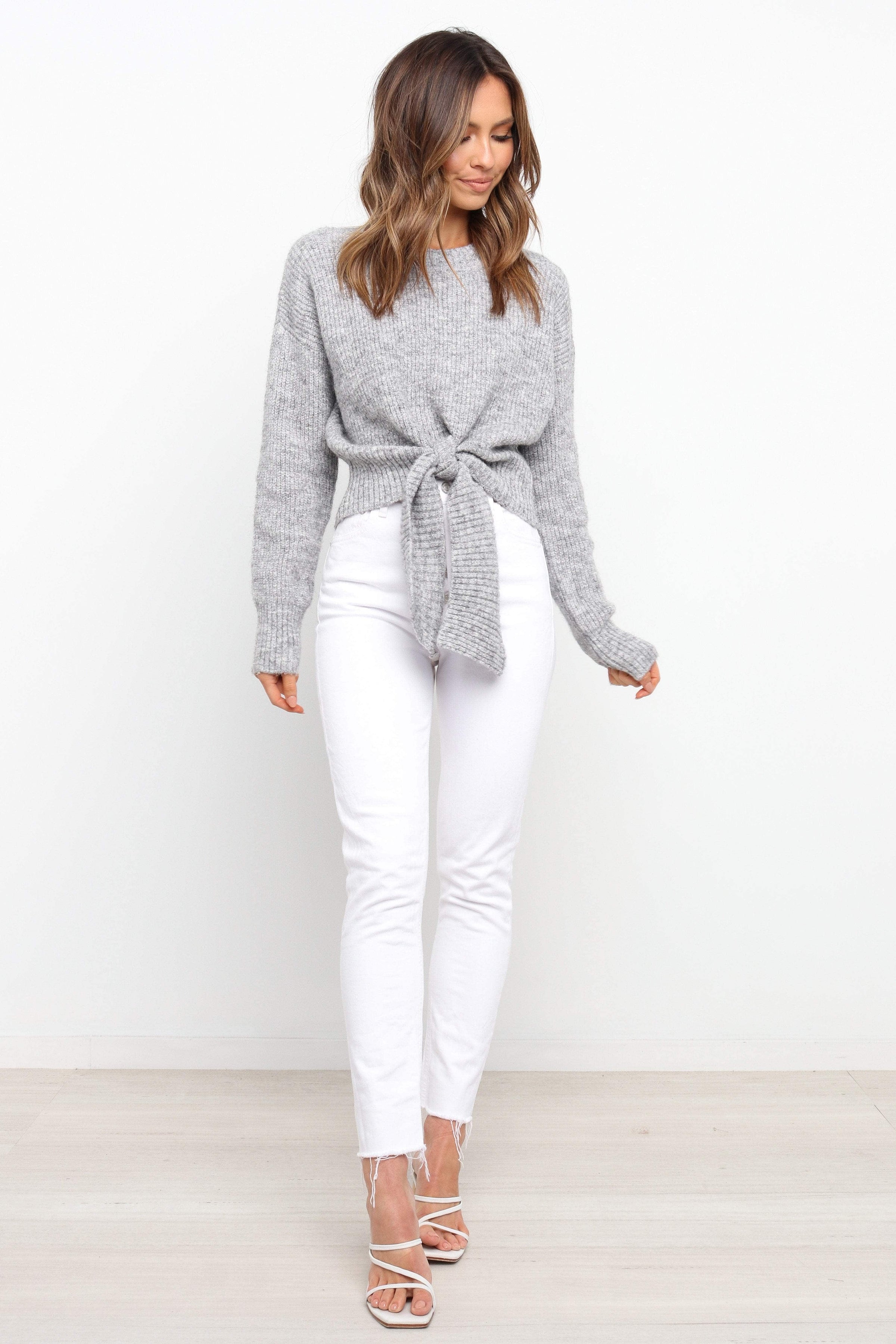 KNITWEAR Captivate Knit Sweater - Grey