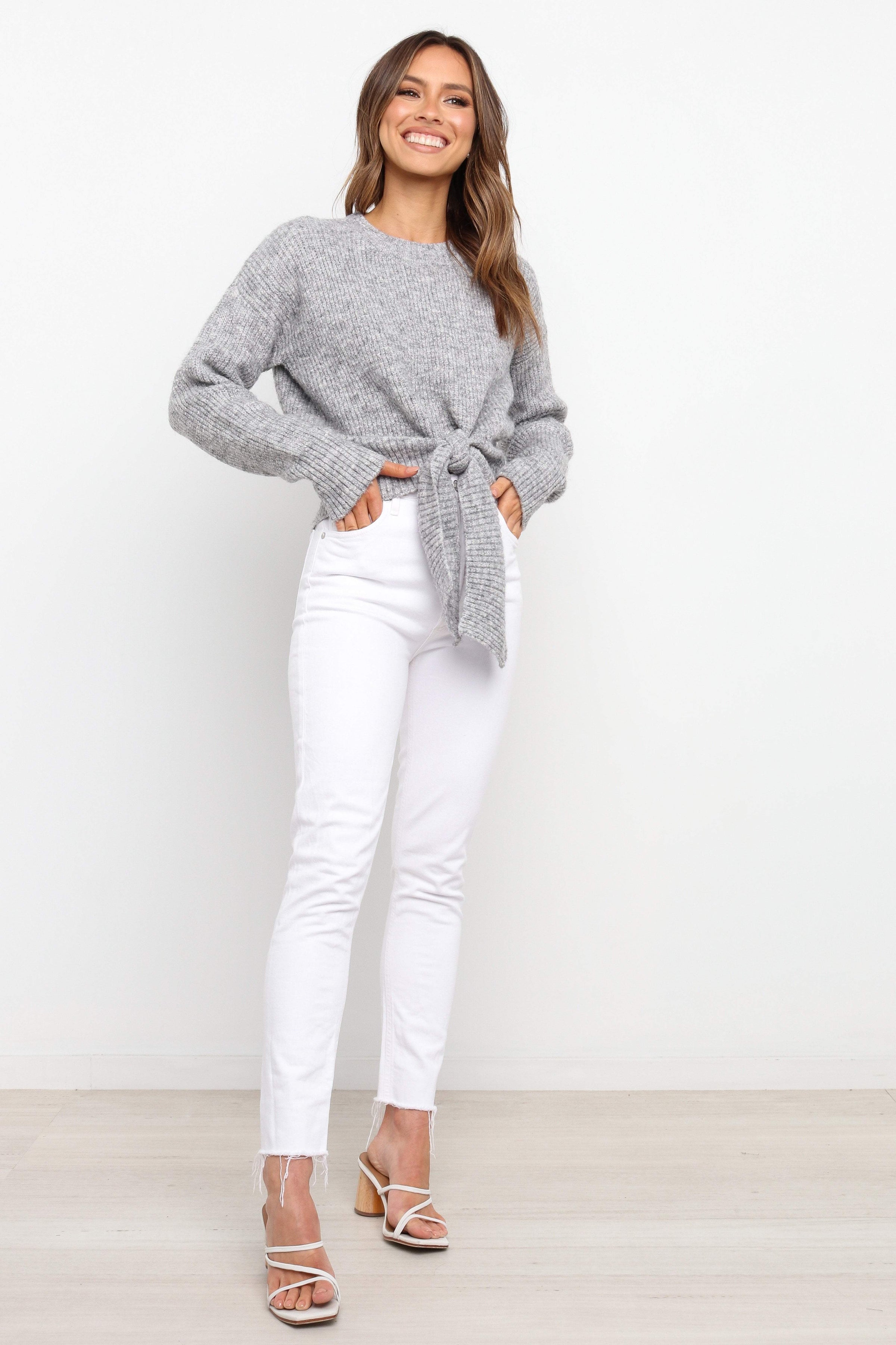 KNITWEAR Captivate Knit Sweater - Grey