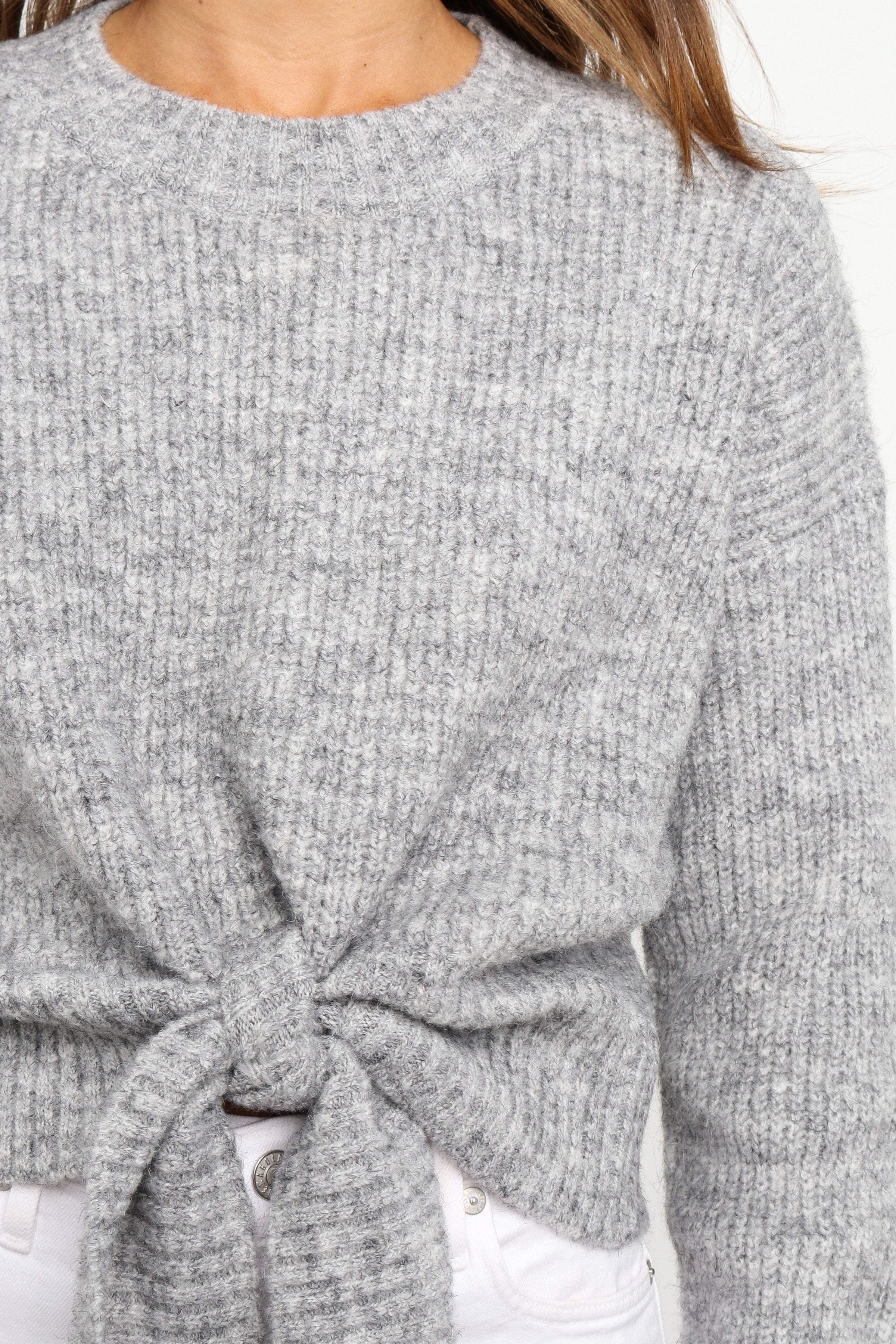 KNITWEAR Captivate Knit Sweater - Grey