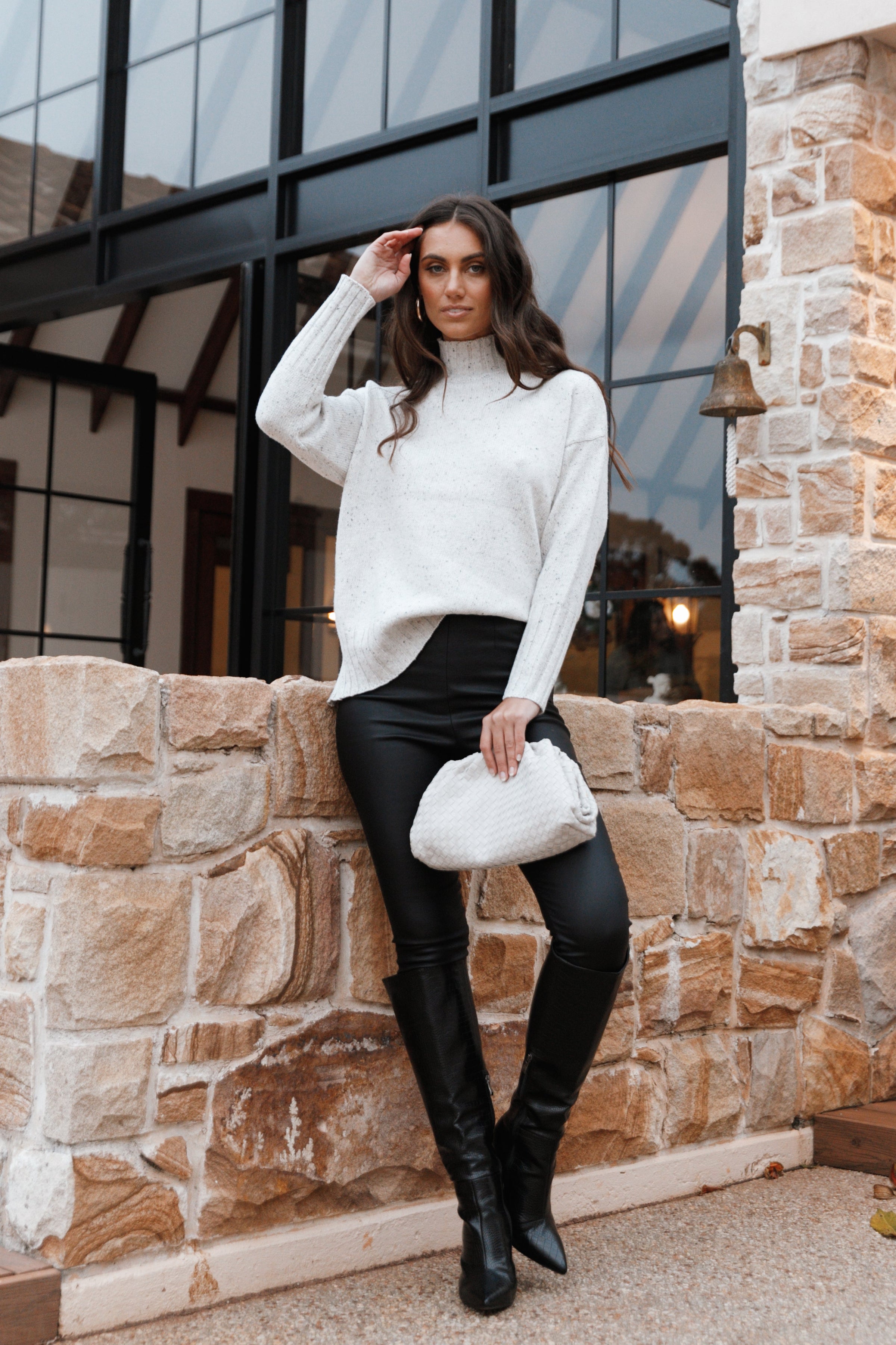 KNITWEAR Conny Knit Sweater - White