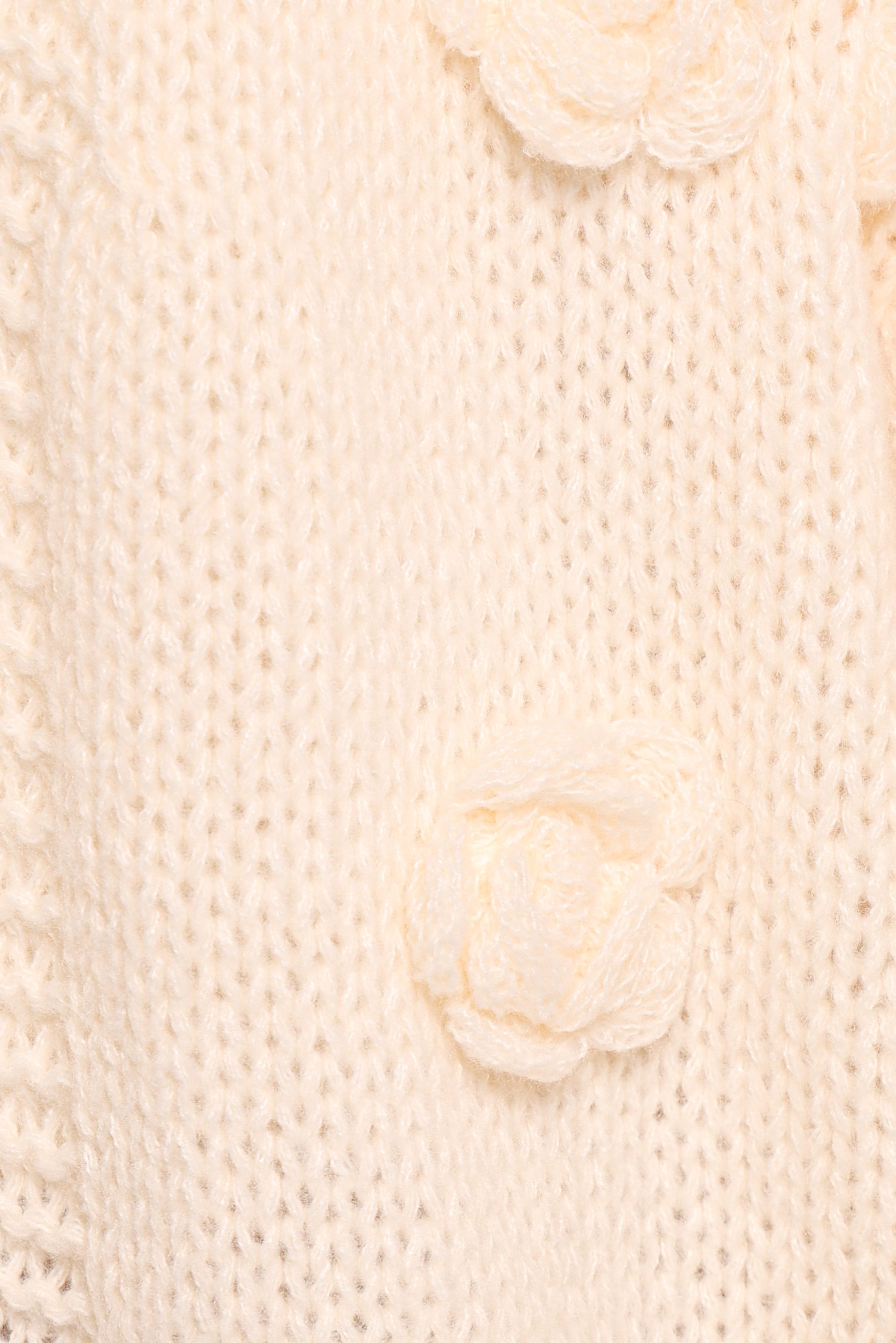 KNITWEAR Doralee Rose Cardigan - Cream