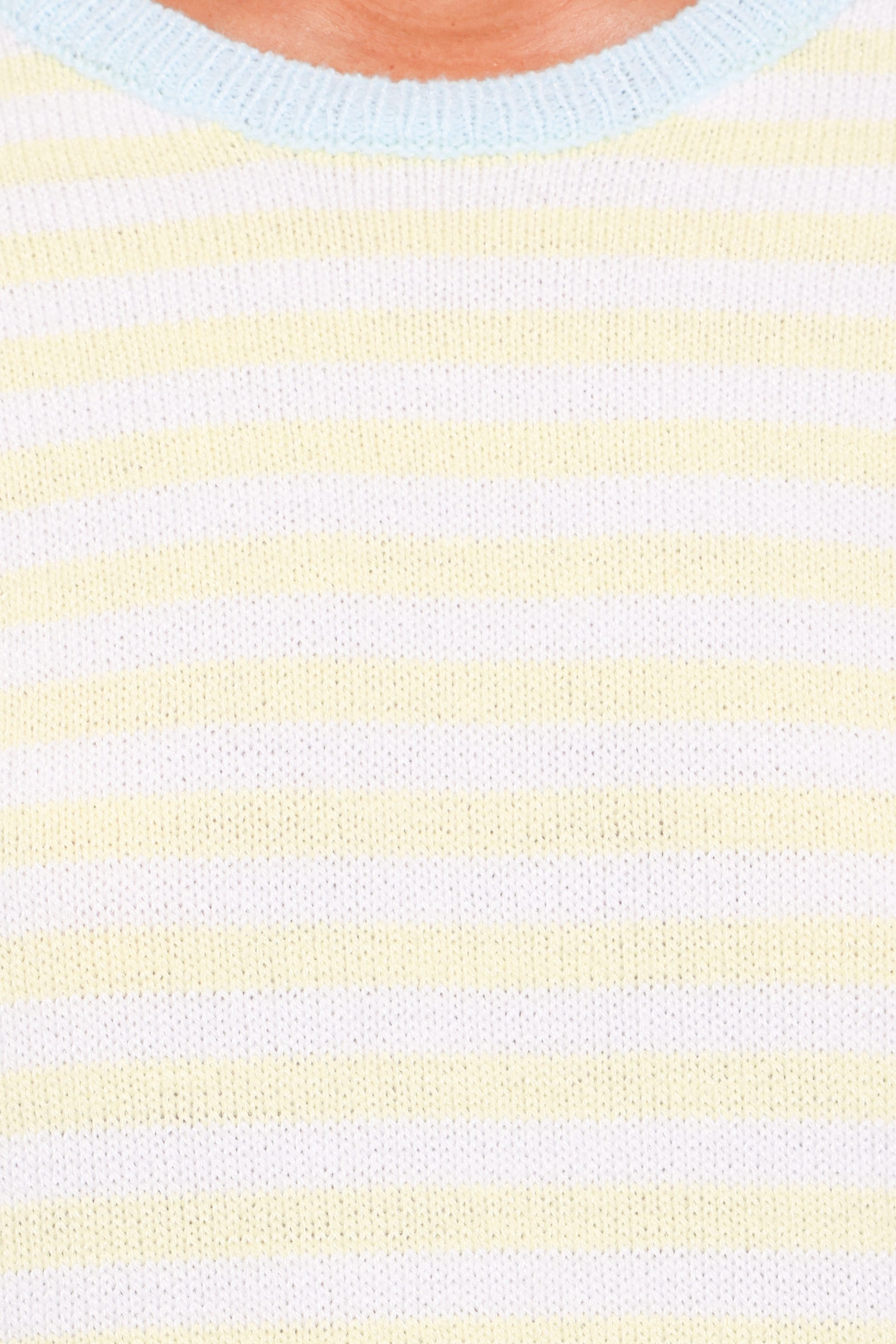 KNITWEAR Gloria Relaxed Sweater - Yellow Stripe