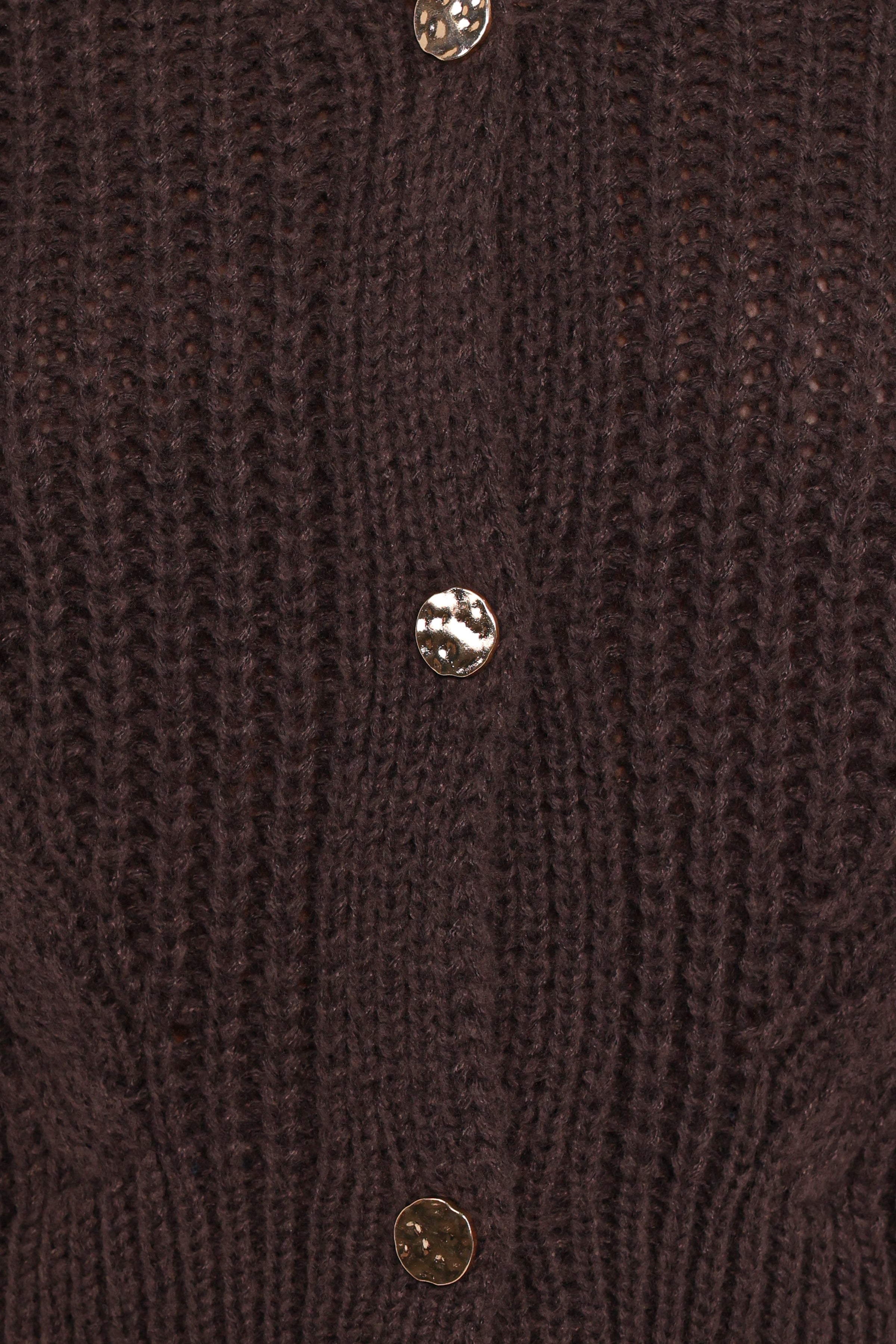 KNITWEAR Henderson Thick Knit Cardigan - Brown