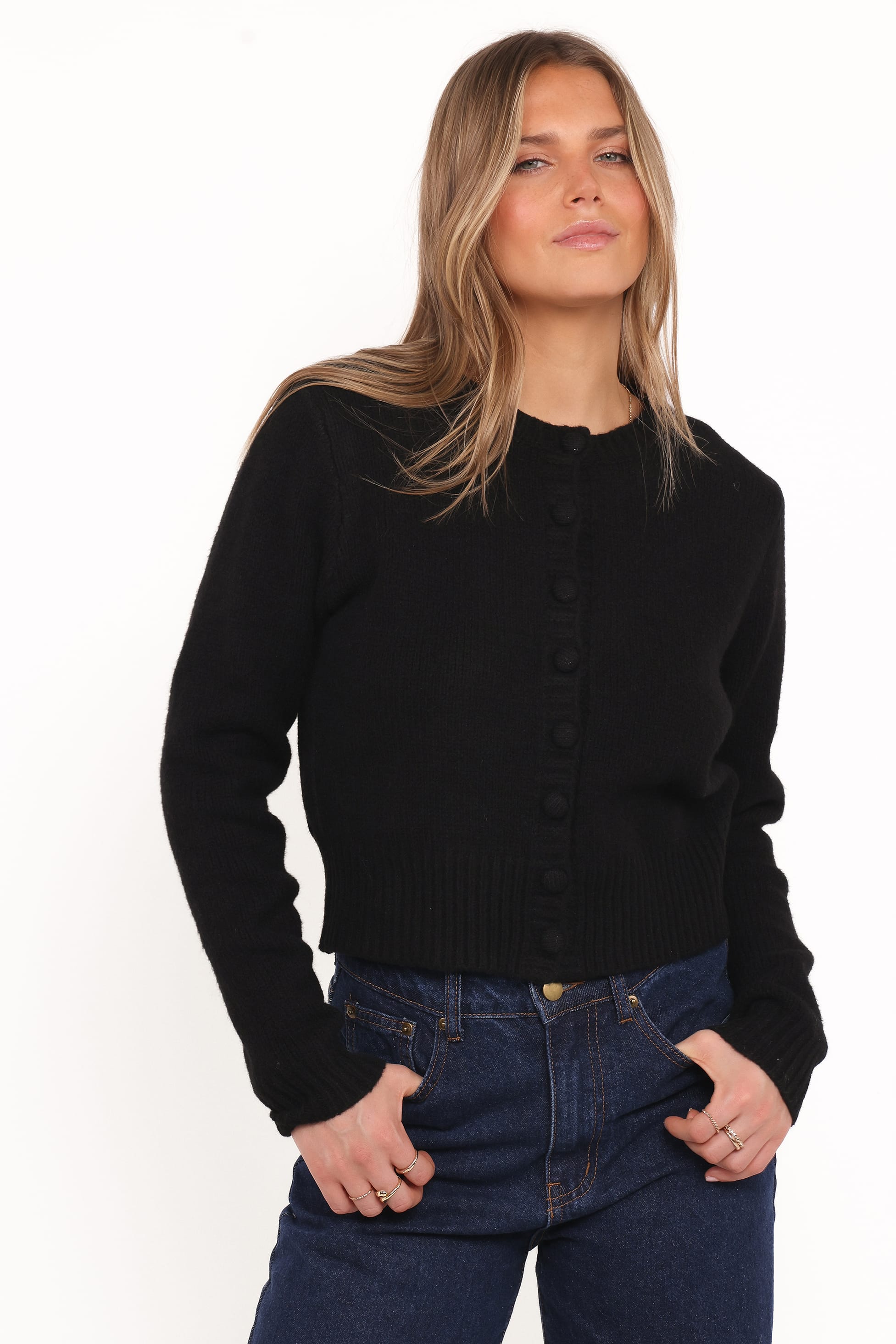 KNITWEAR Kanie Knit Cardigan - Black