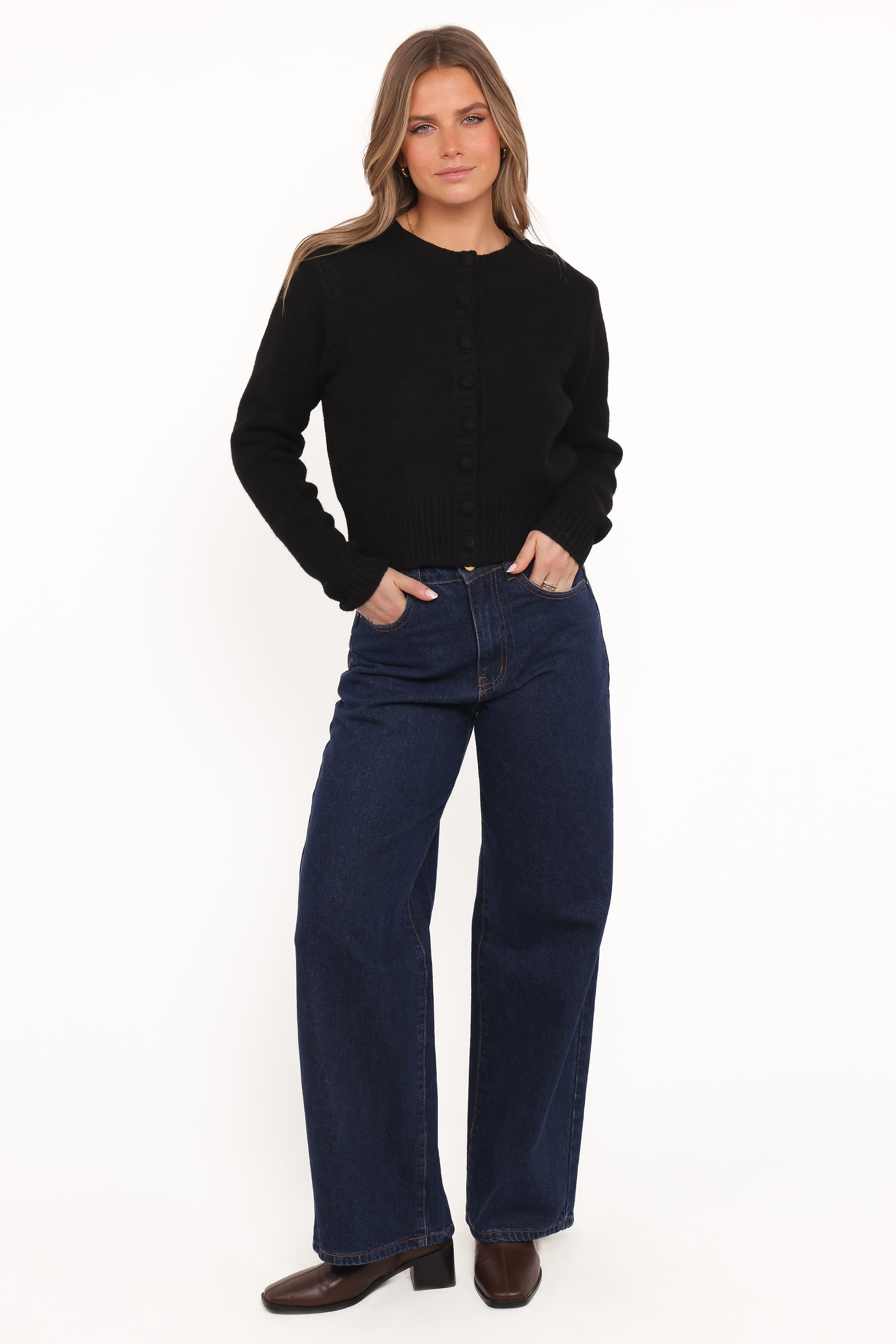 KNITWEAR Kanie Knit Cardigan - Black