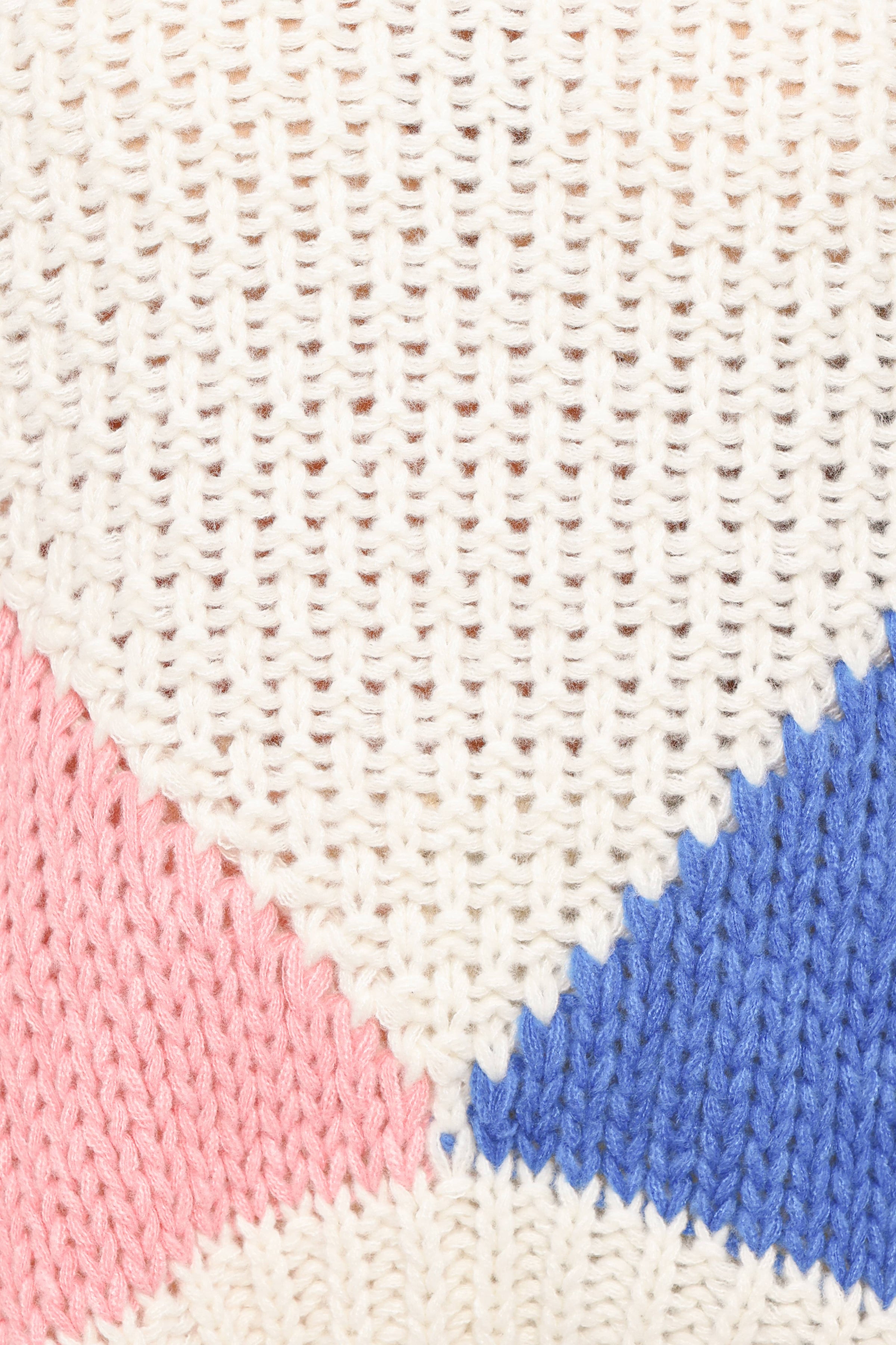 KNITWEAR Koda Pattern Knit Sweater - White Multi