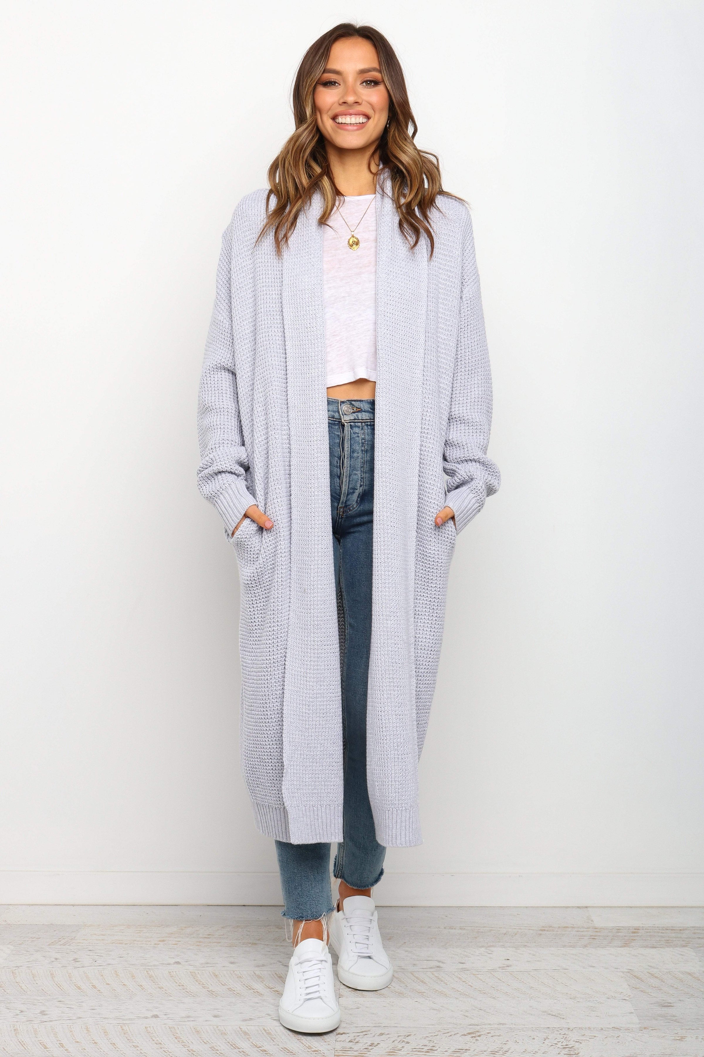 KNITWEAR Lagos Cardigan - Grey