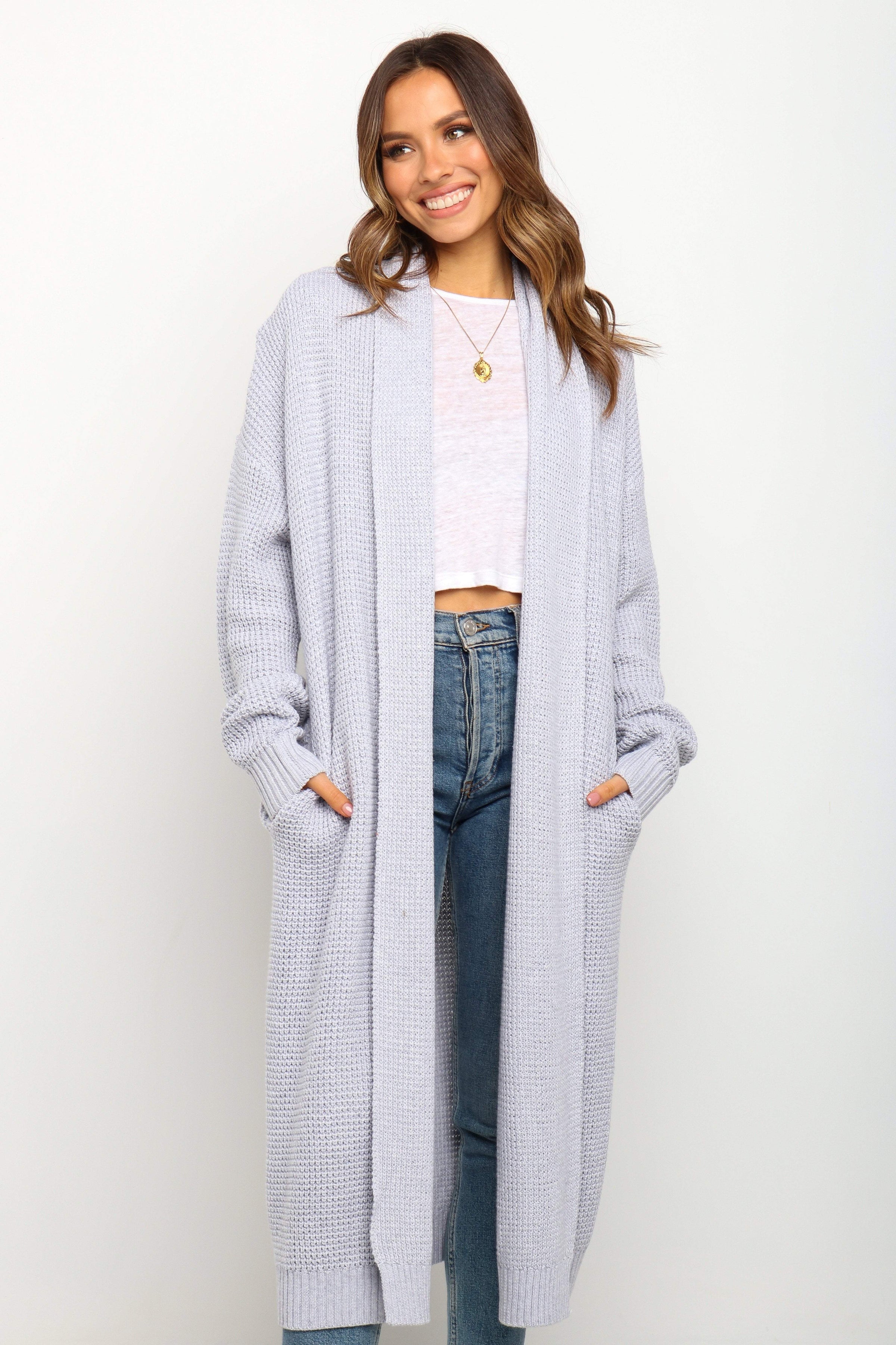 KNITWEAR Lagos Cardigan - Grey 12