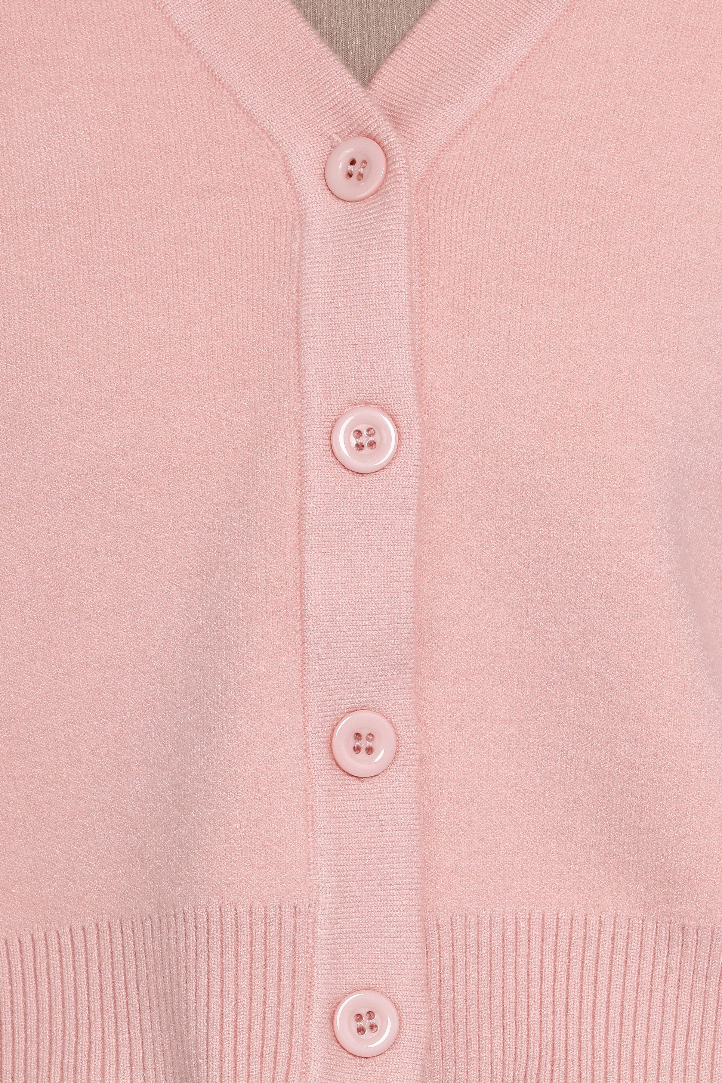 KNITWEAR Lantana Flower Sleeve Cardigan - Pink
