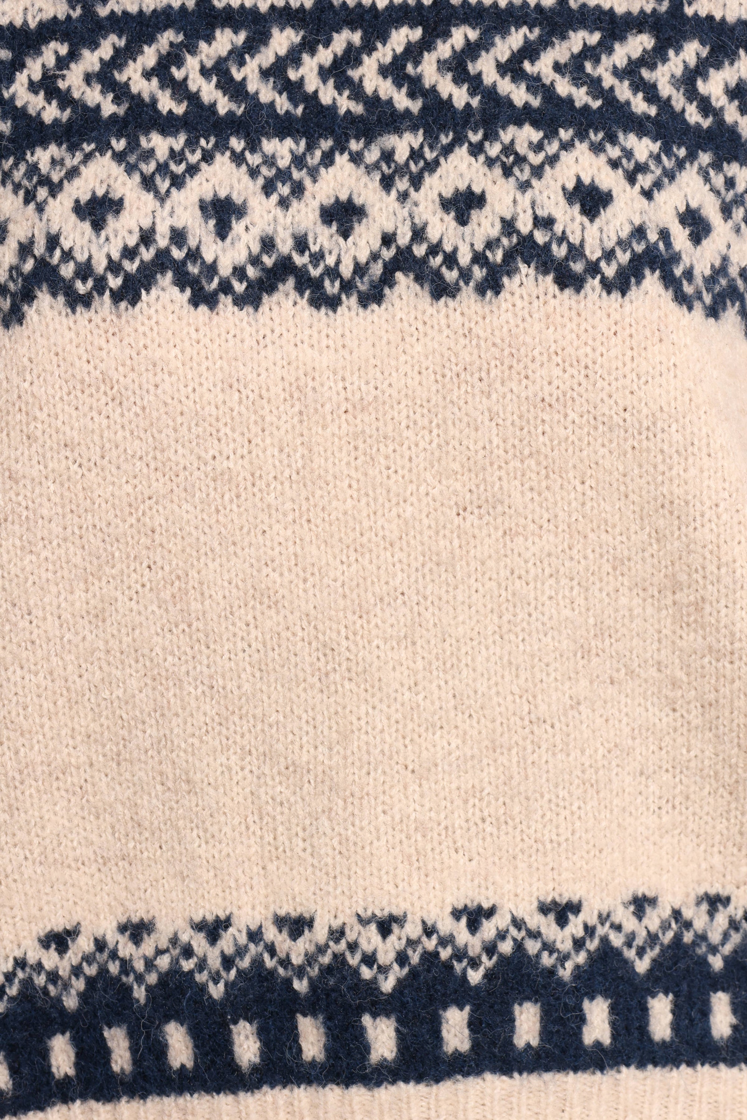 KNITWEAR Lincoln Fair isle Knit Sweater - Navy
