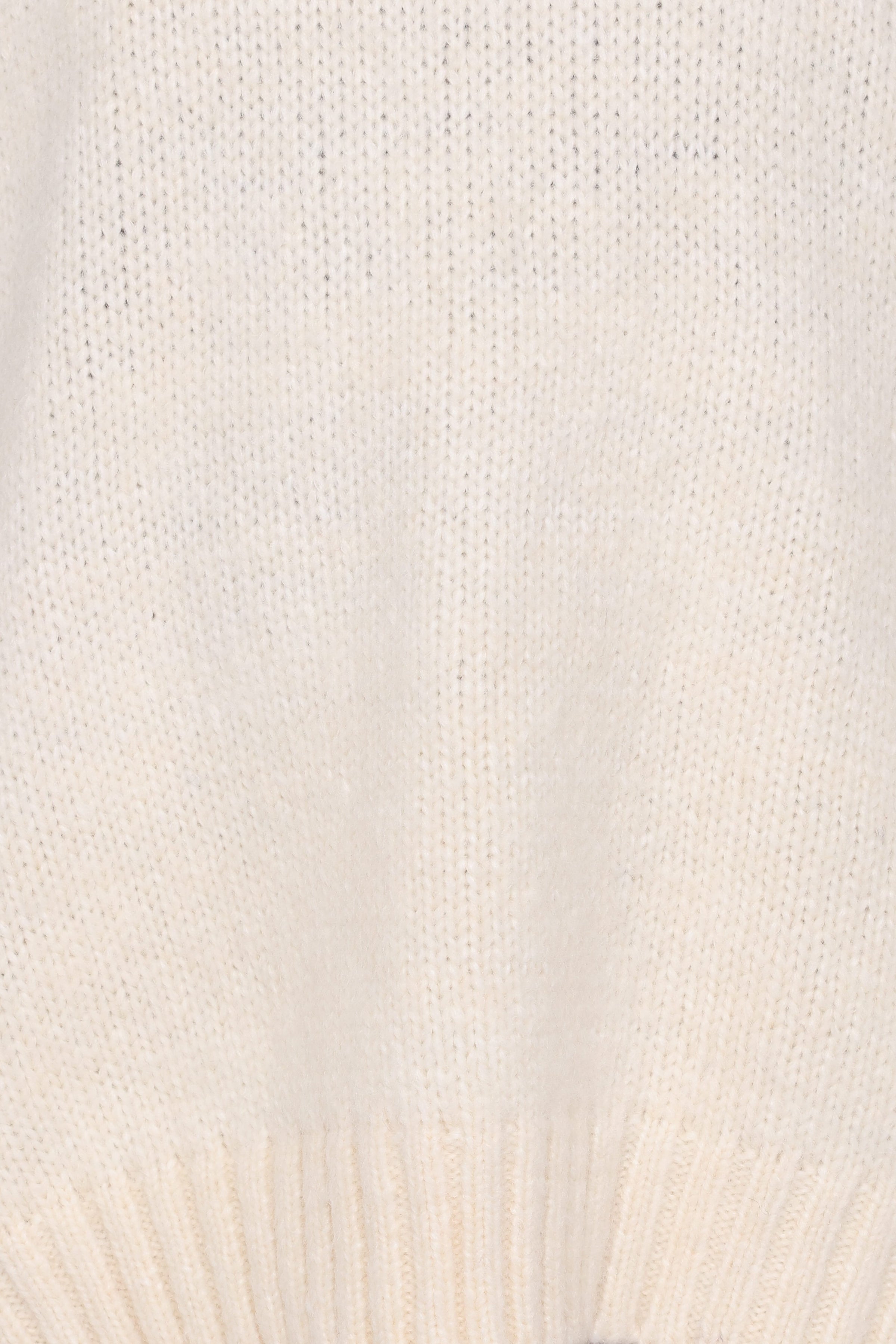 KNITWEAR Lloyd Oversized Crew Knit Sweater - Cream