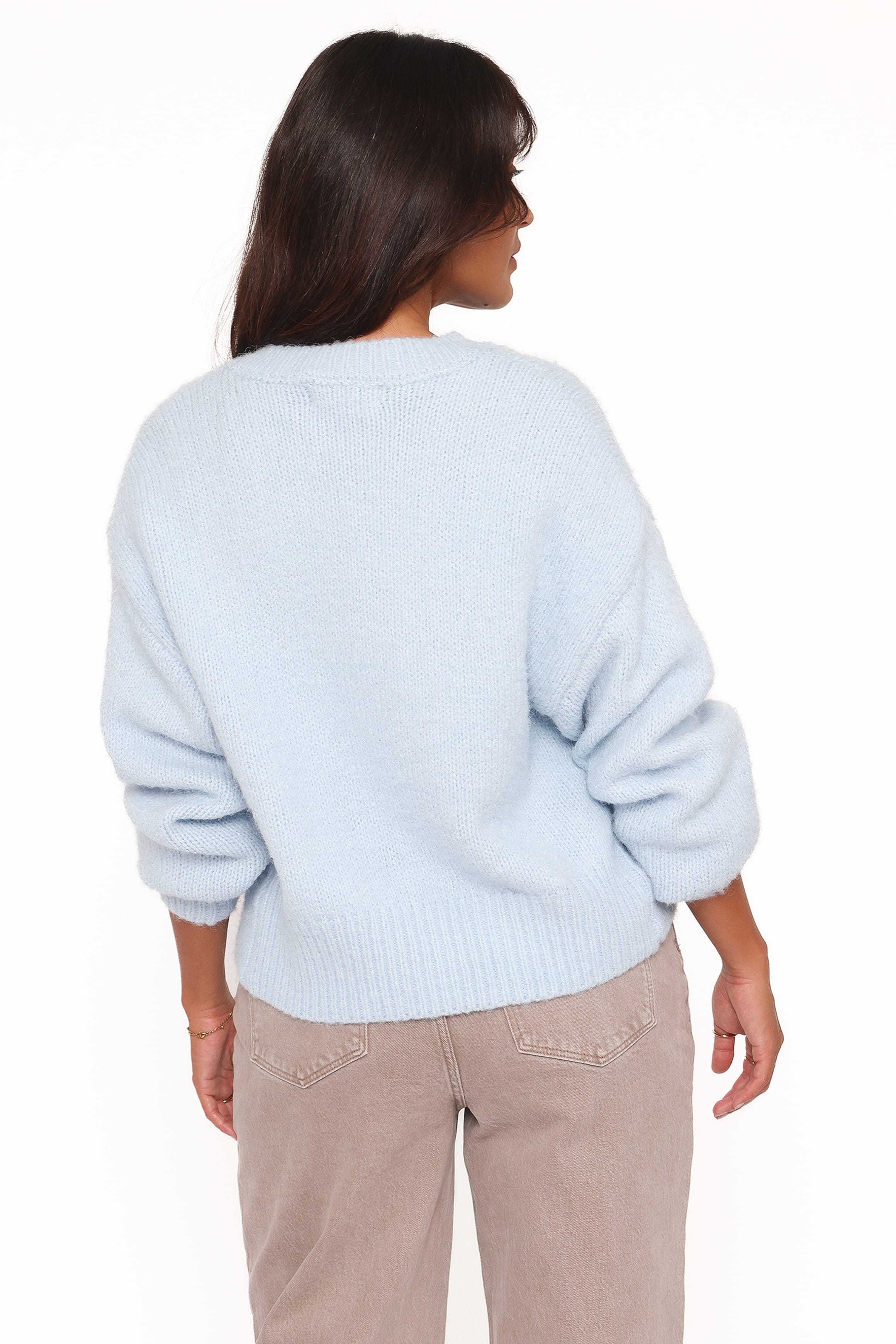 KNITWEAR Lucah Cardigan - Baby Blue