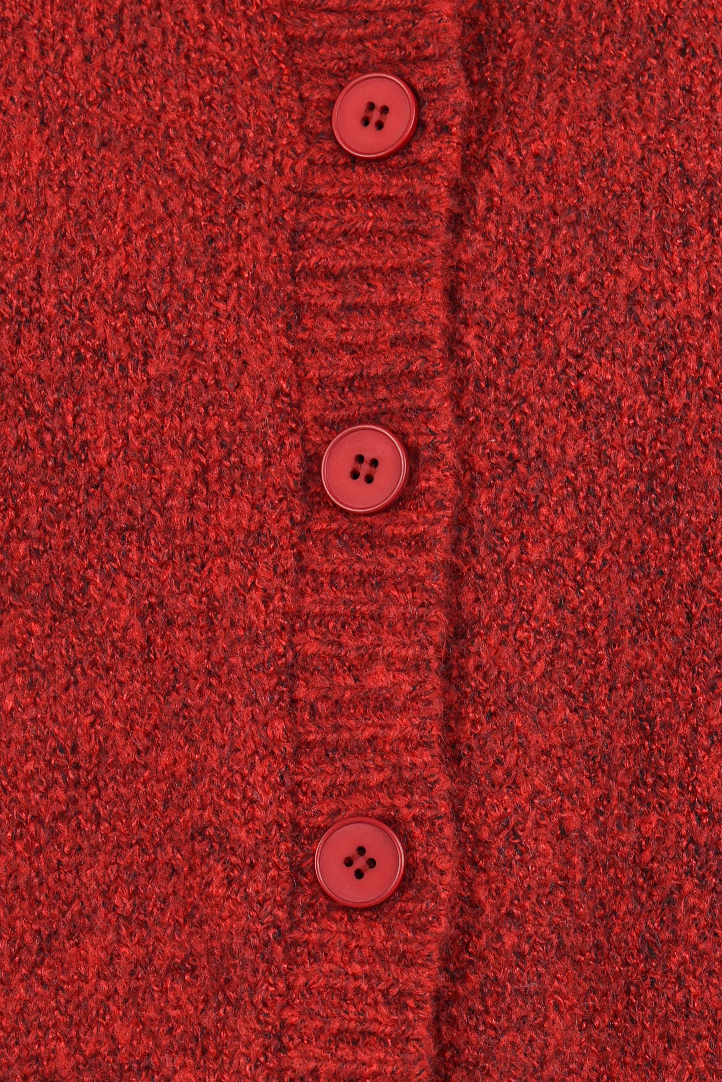 KNITWEAR Lucah Cardigan - Dark Red