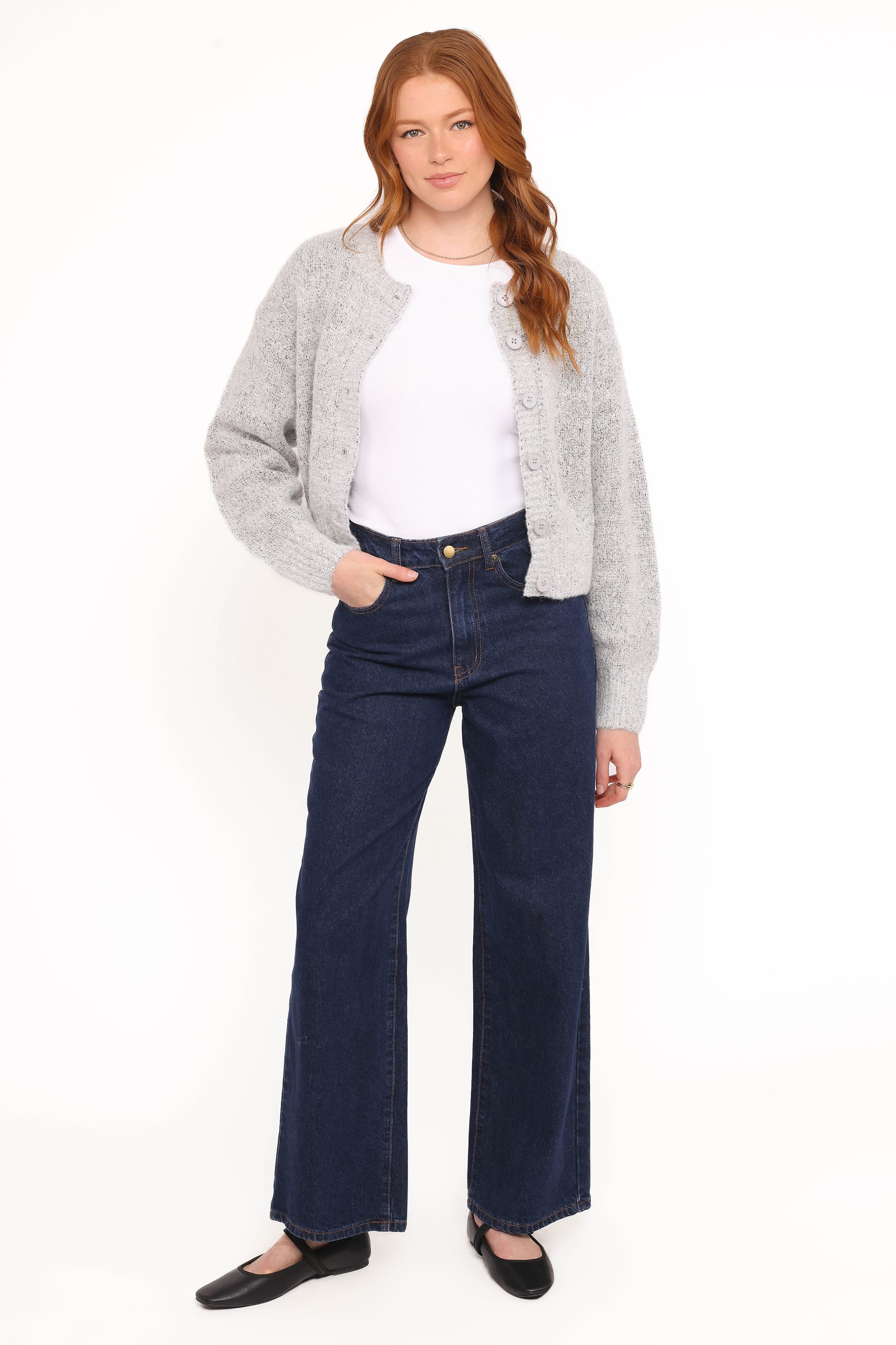 KNITWEAR Lucah Cardigan - Grey