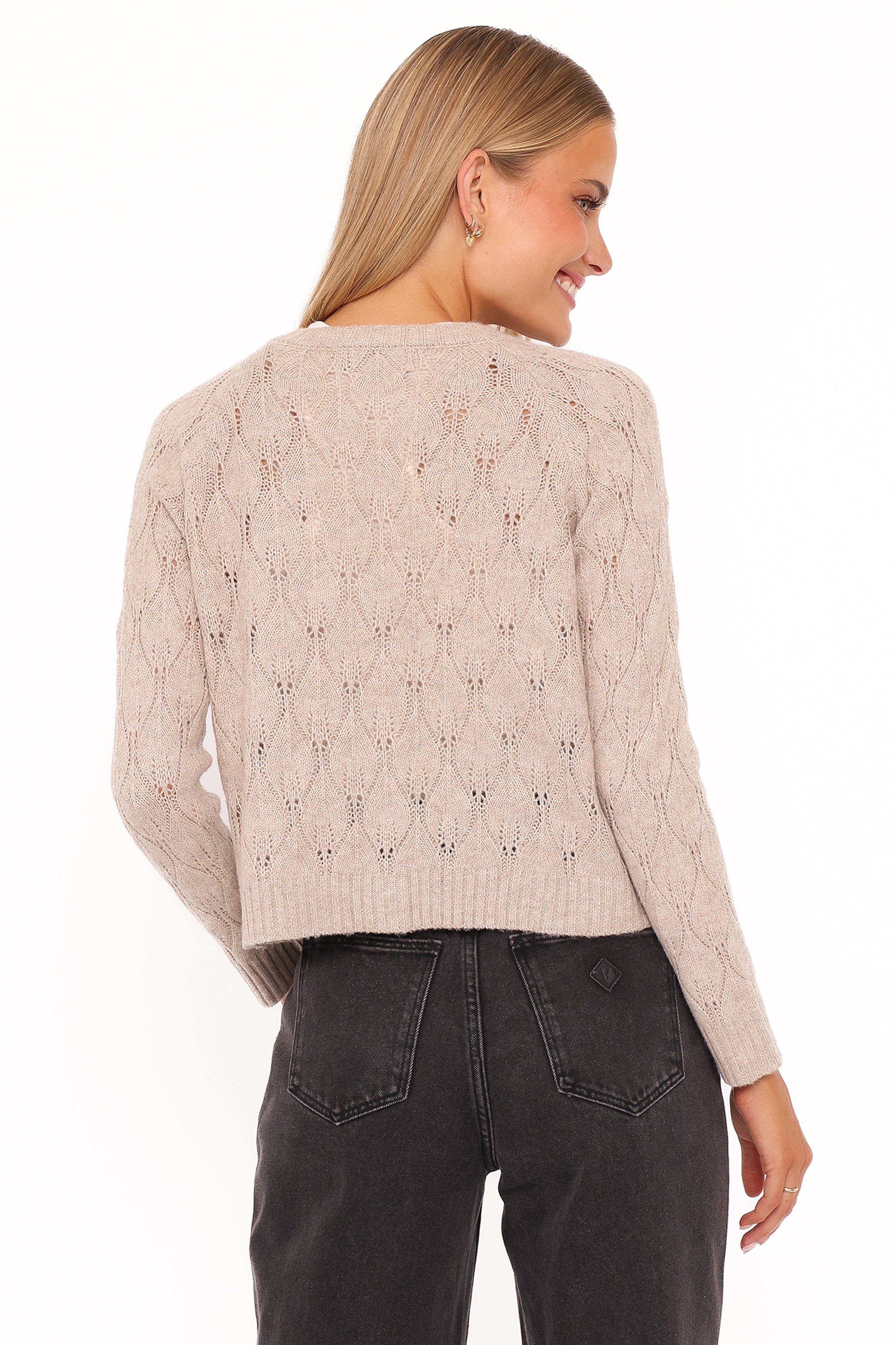 KNITWEAR Mattie Cardigan - Beige