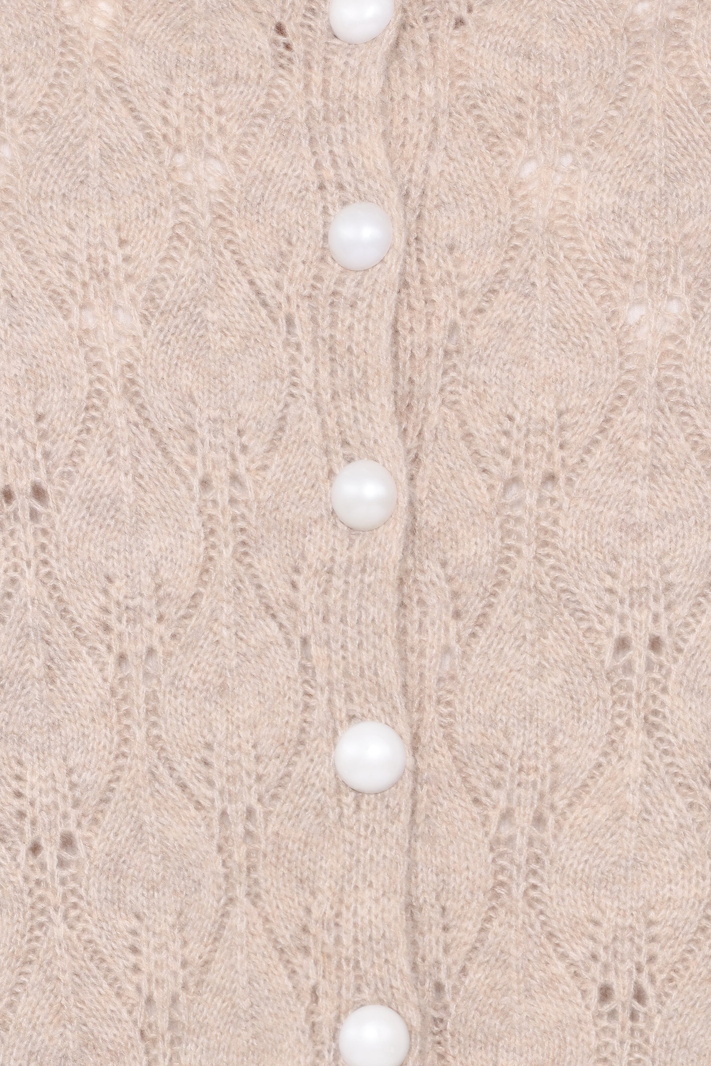 KNITWEAR Mattie Cardigan - Beige