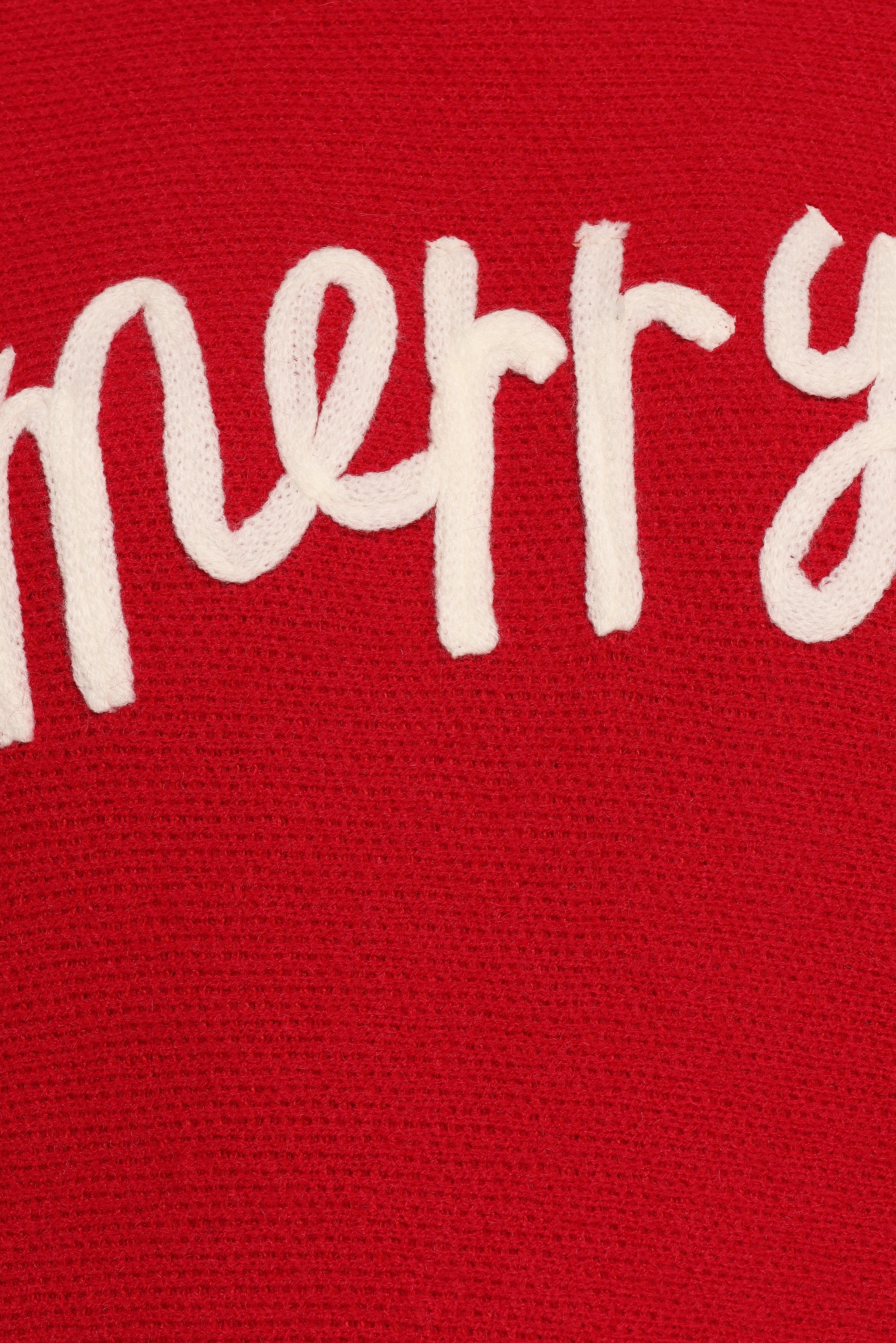 KNITWEAR Merry Turtleneck Knit Sweater - Red/White