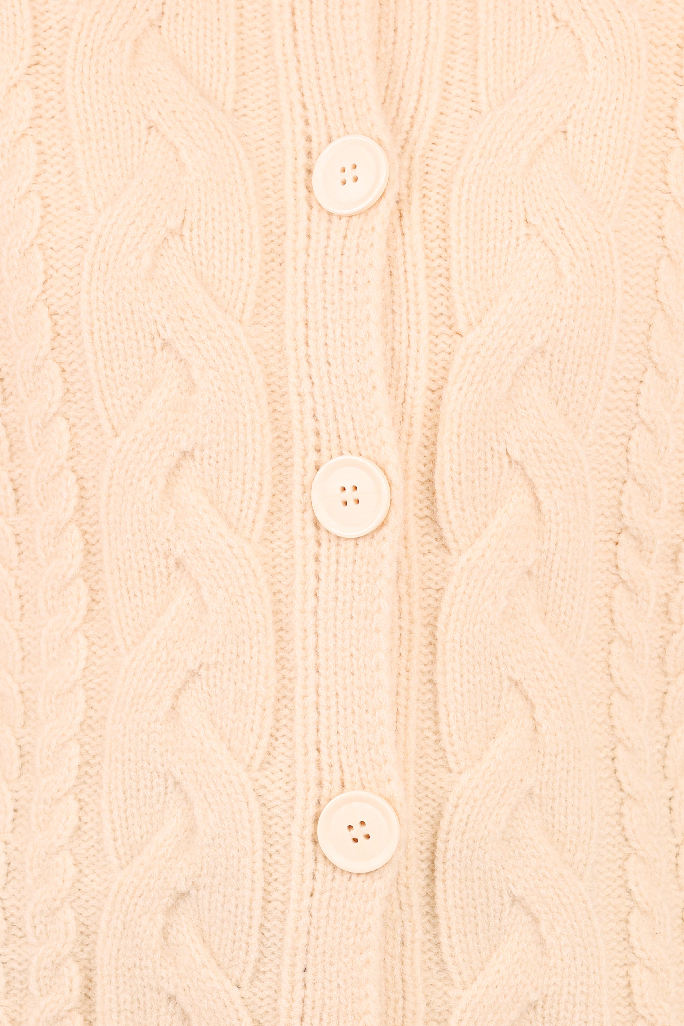 KNITWEAR Nika Cable Knit Cardigan - Taupe