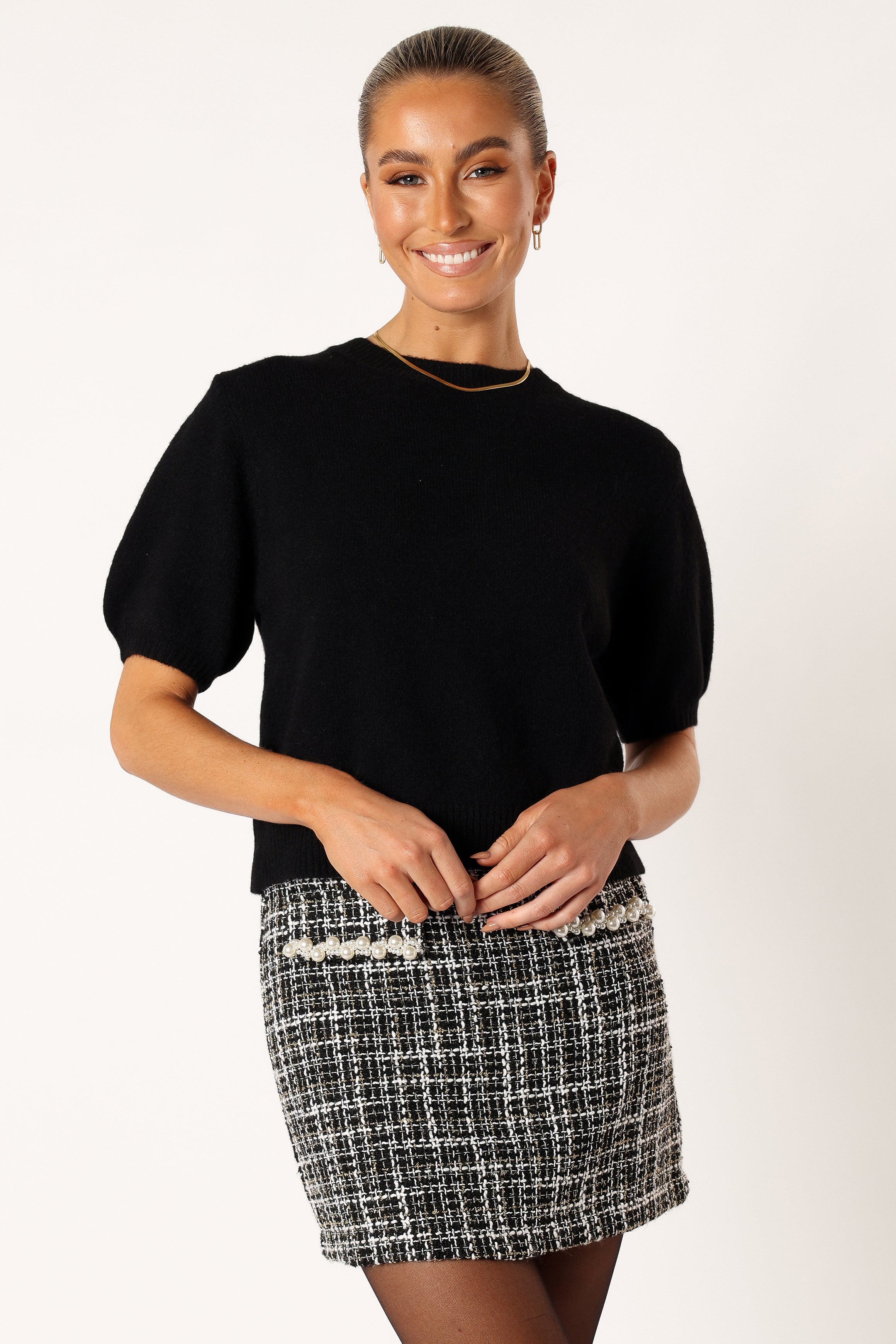 KNITWEAR @Noah Knit Sweater - Black