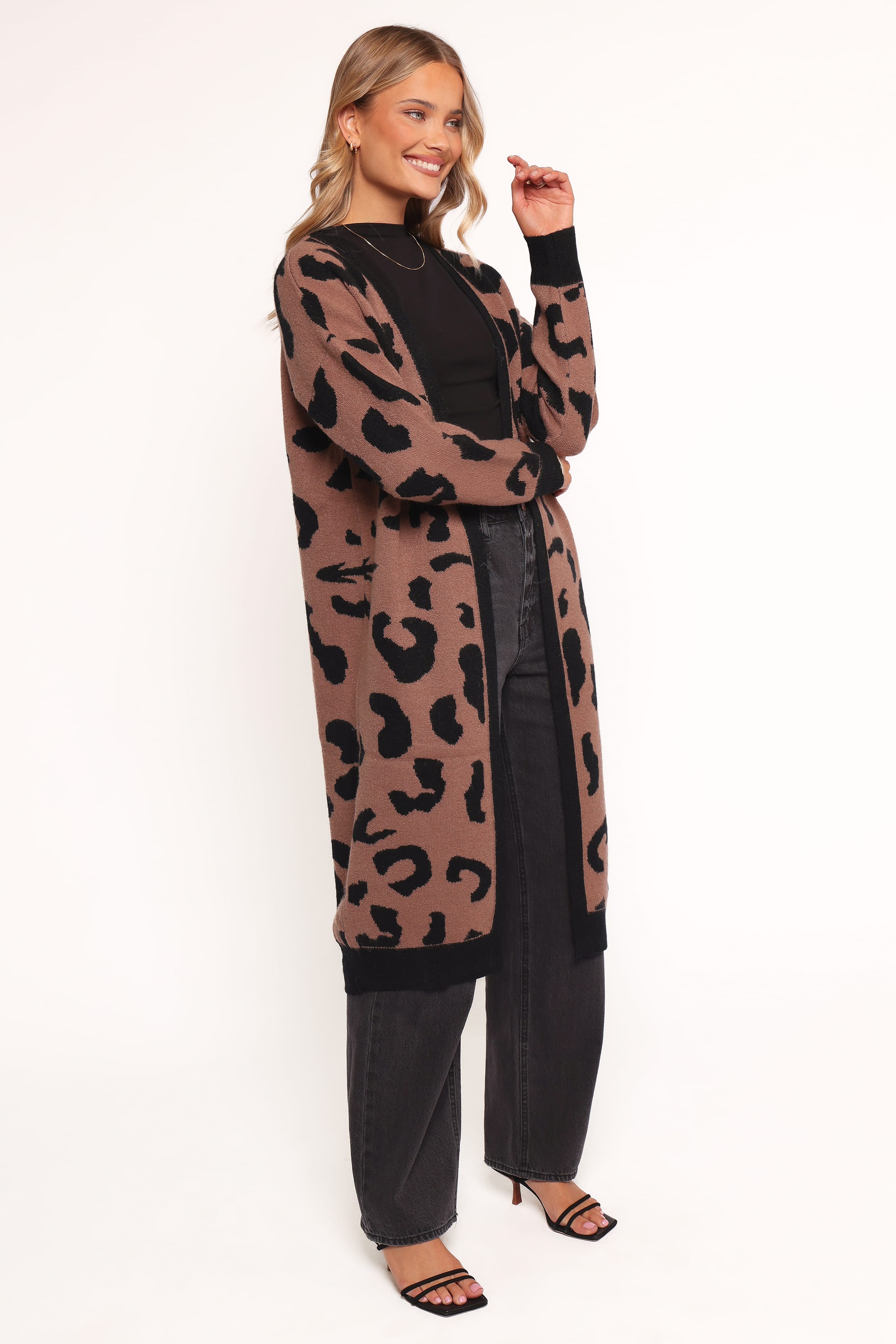 KNITWEAR Rocco Cardigan - Leopard
