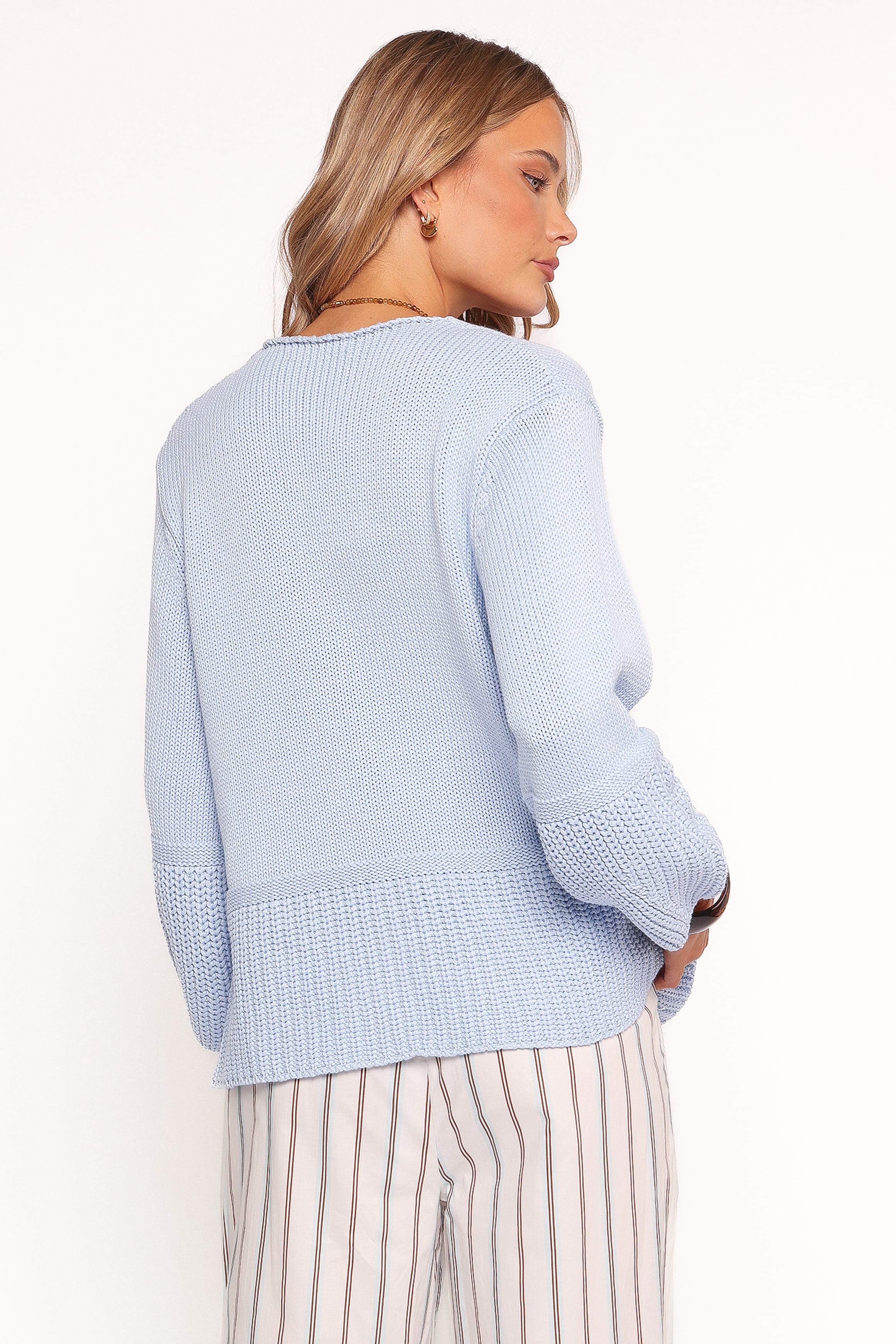 KNITWEAR Rudy Cardigan - Cornflower Blue