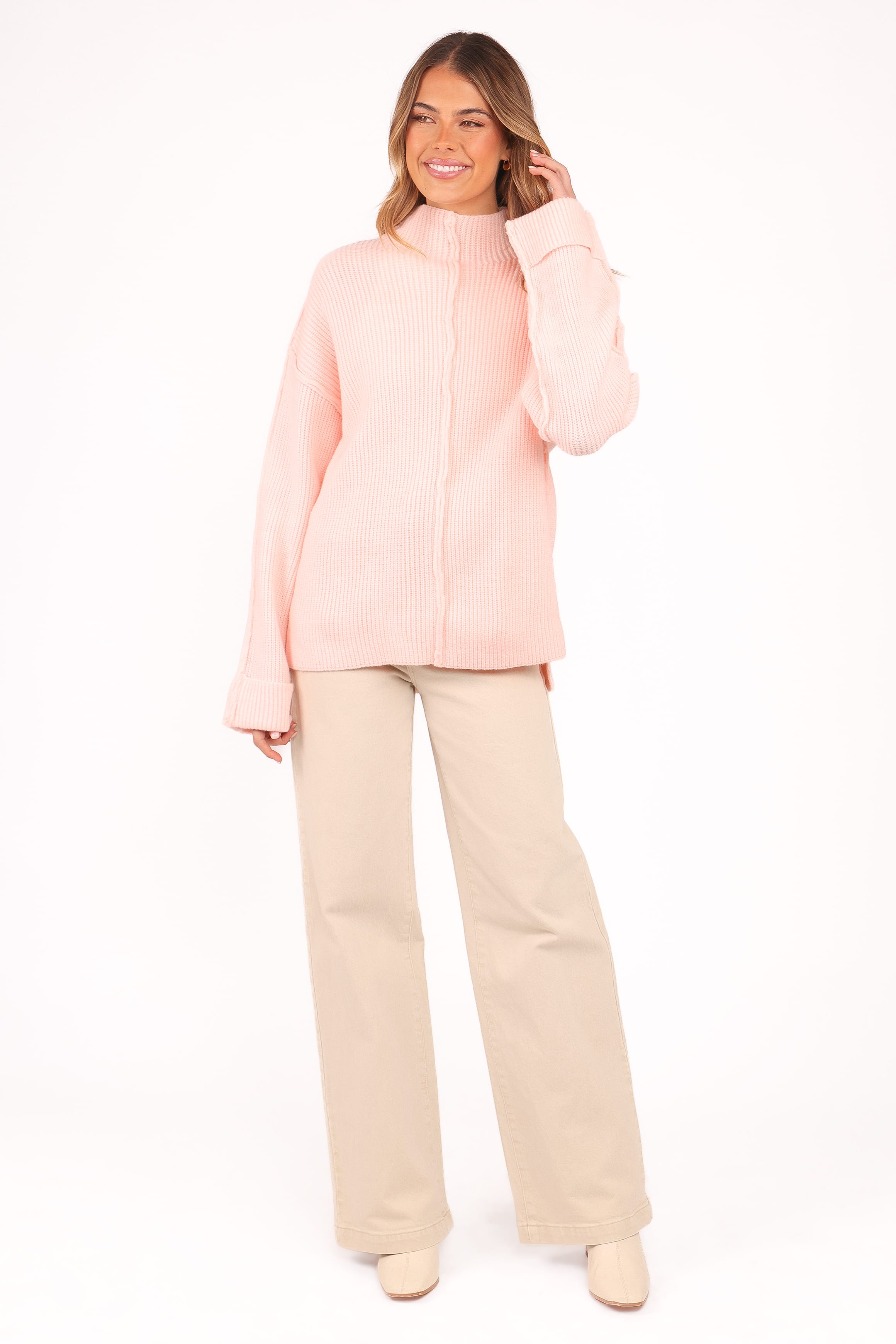 KNITWEAR Waken Knit - Soft Pink