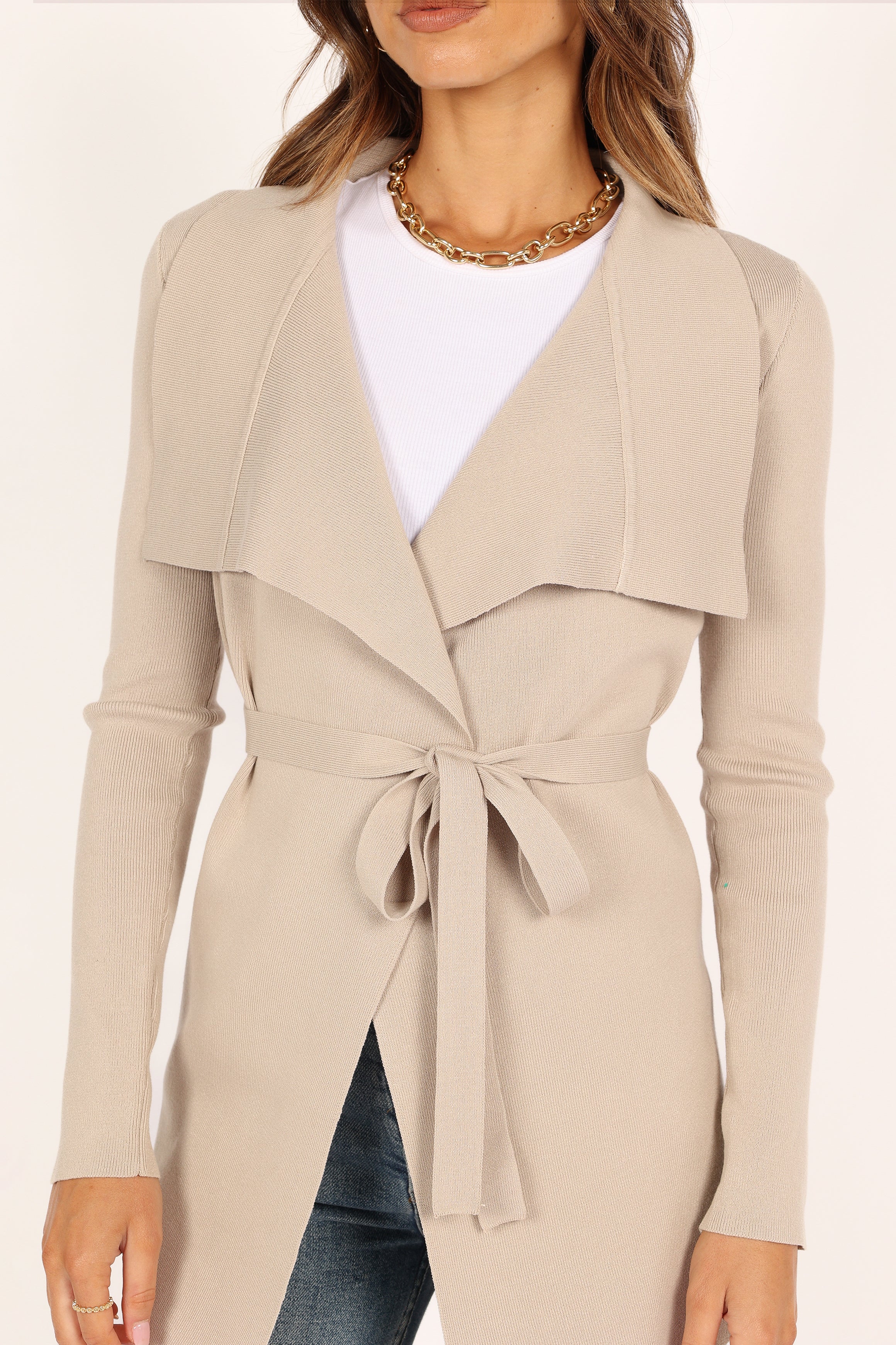 KNITWEAR Zimmer Cardigan - Beige