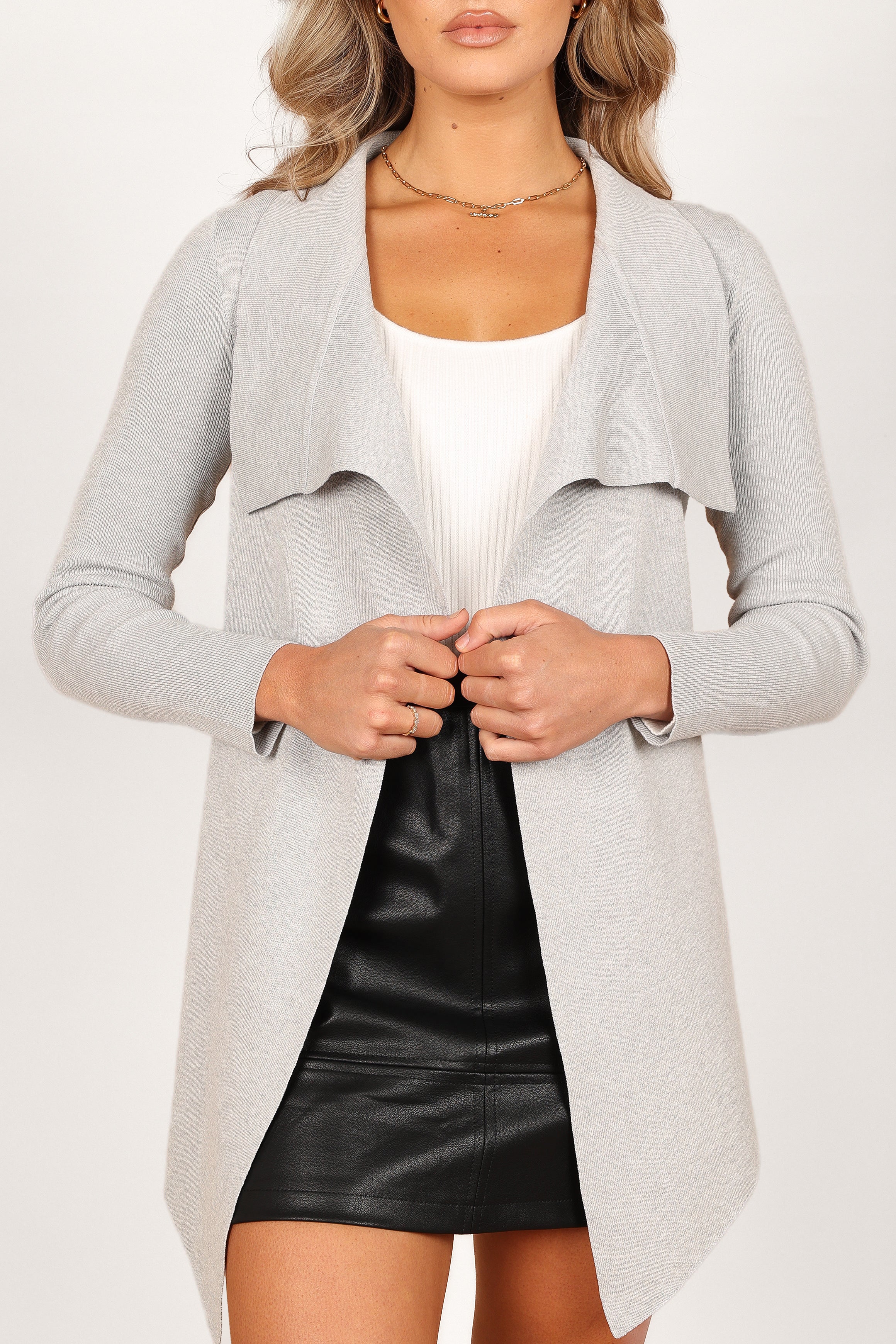 KNITWEAR Zimmer Cardigan - Grey