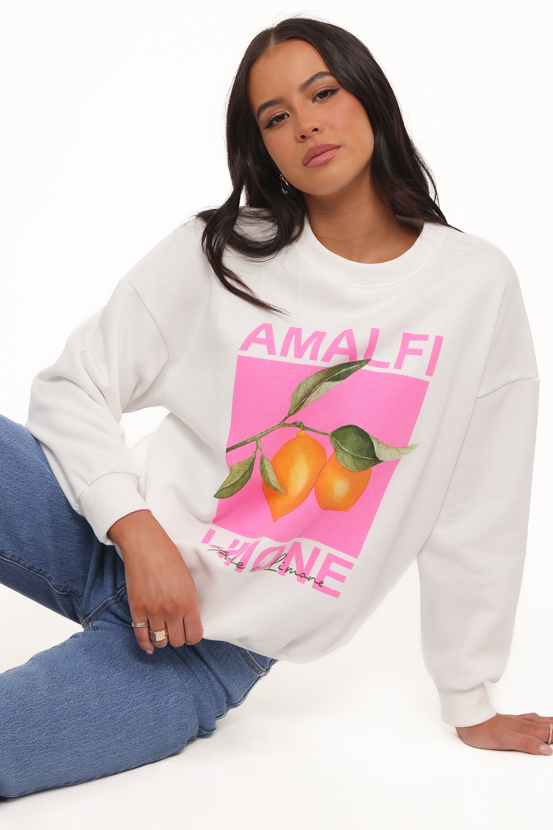 OUTERWEAR Amalfi Graphic Sweatshirt - White