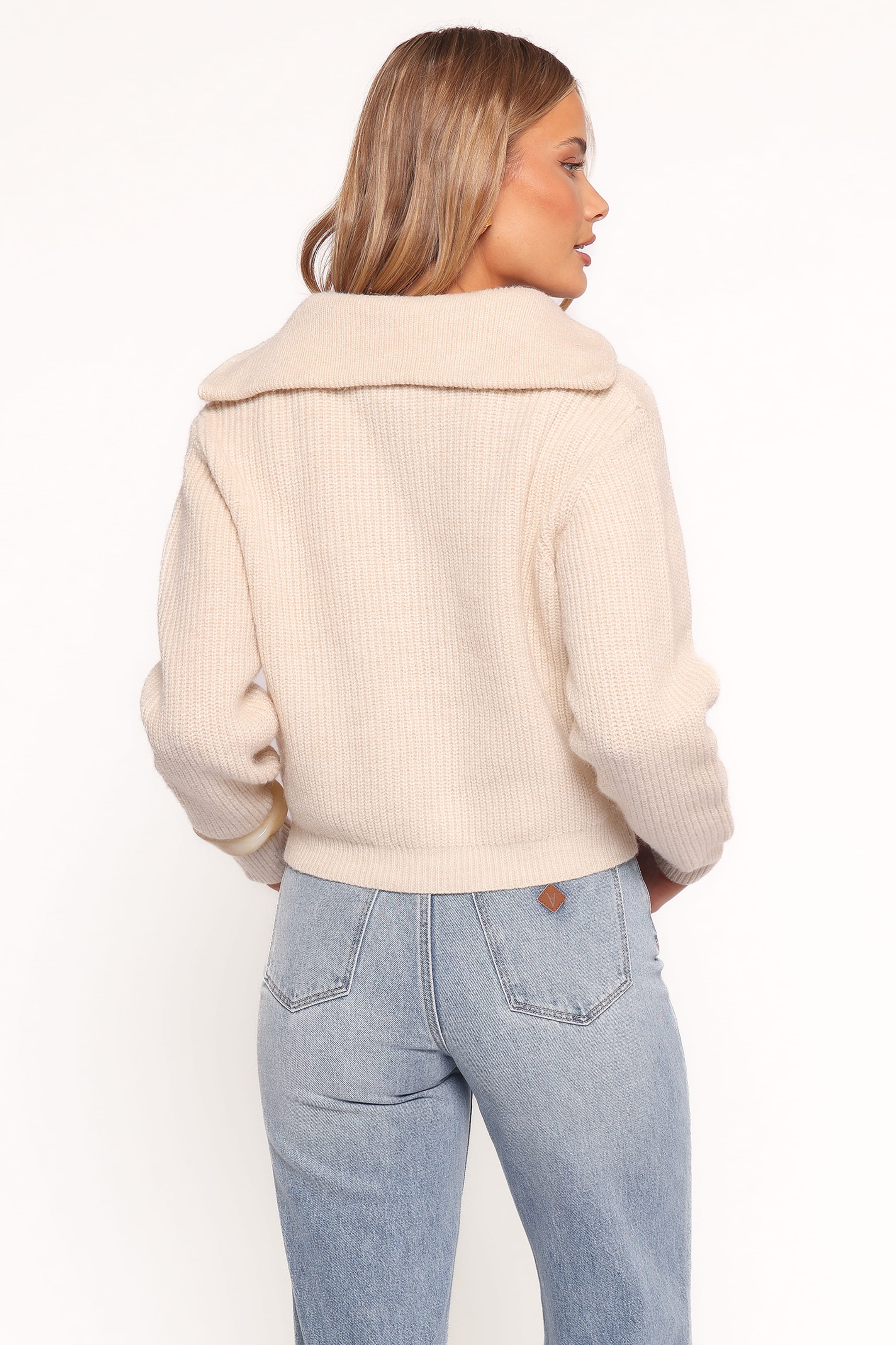 OUTERWEAR Anais Knitted Jacket - Ecru