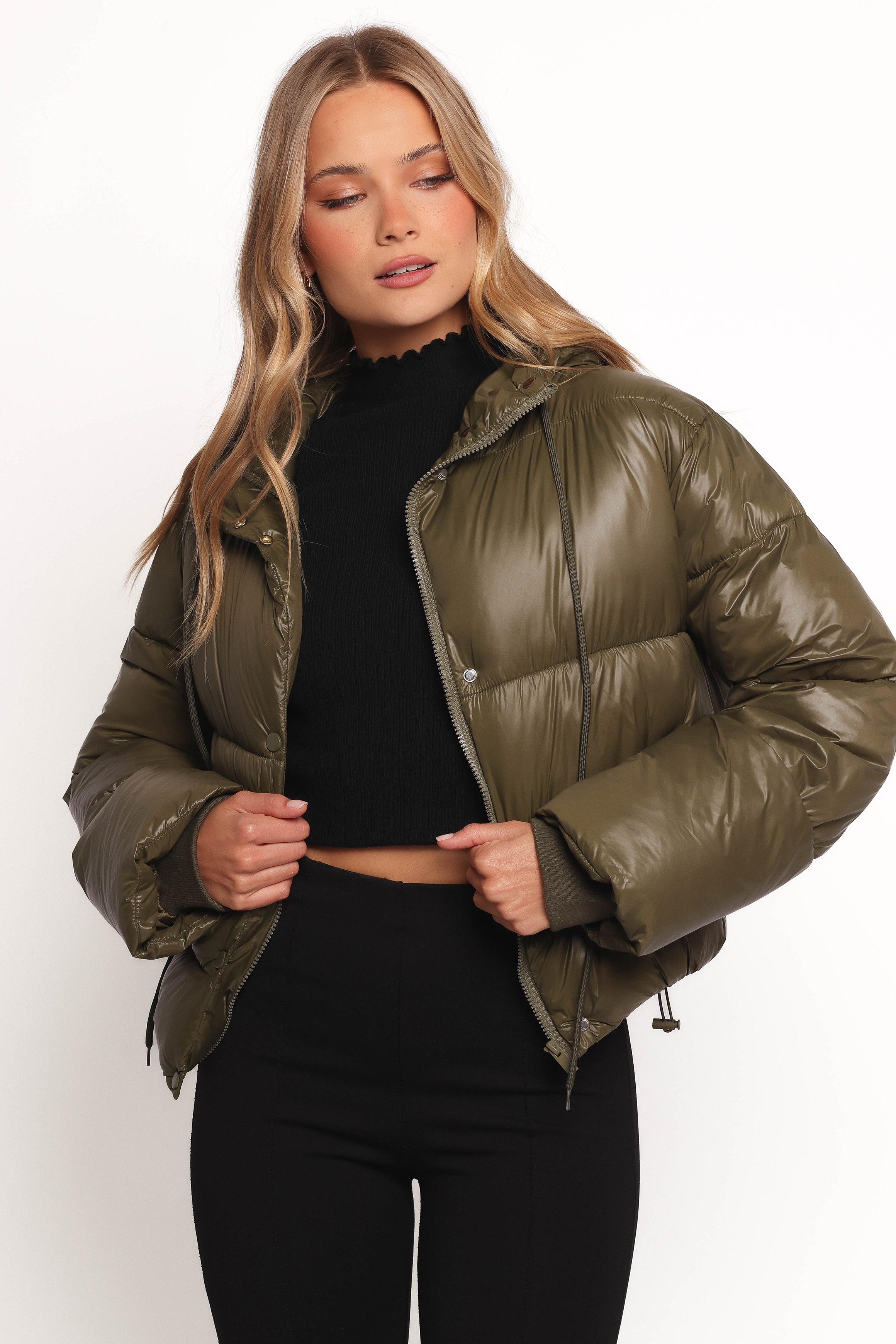 OUTERWEAR Archie Puffer Jacket - Olive