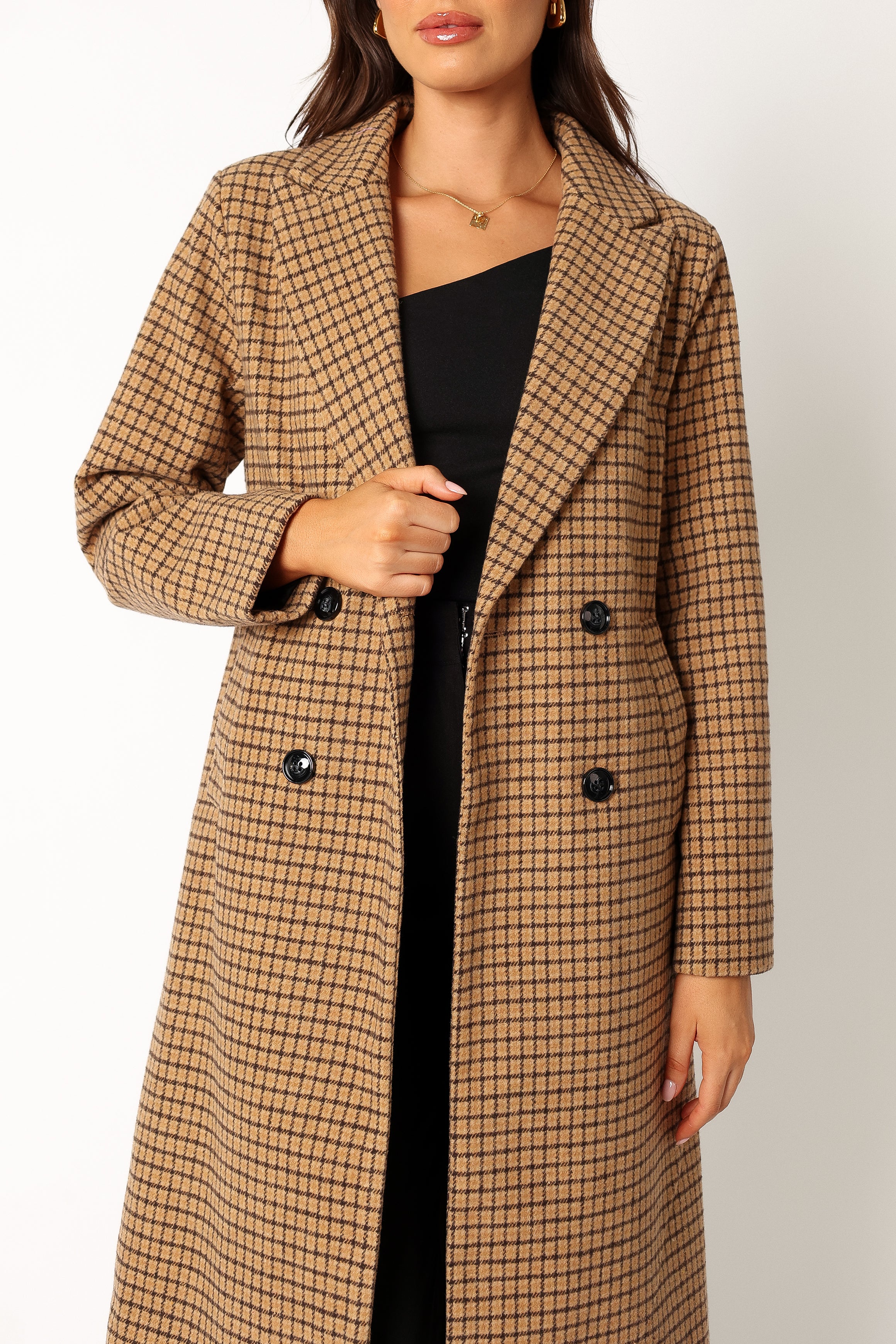 OUTERWEAR @Baylee Long Coat - Tan