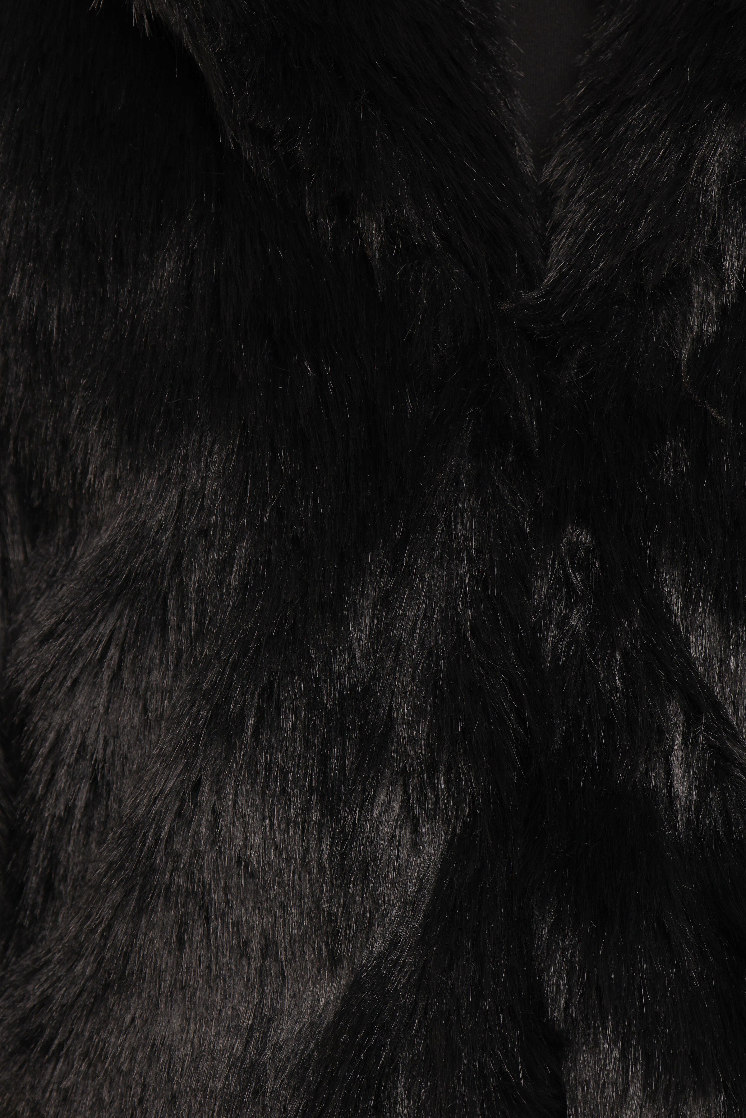 OUTERWEAR Bobbi Faux Fur Jacket - Black