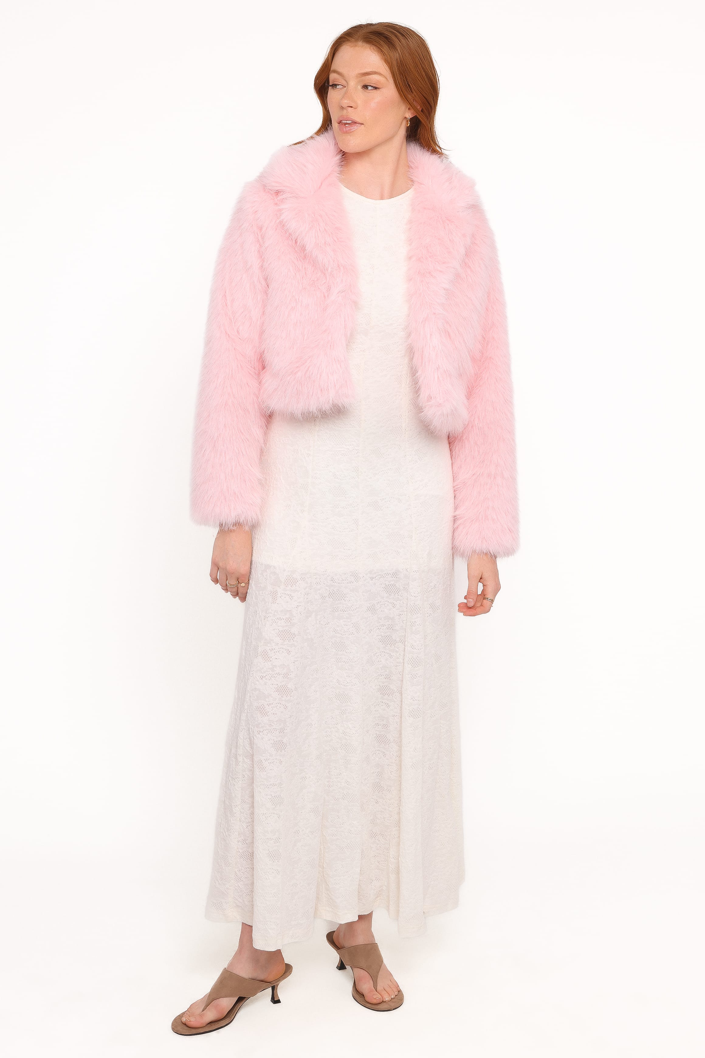 OUTERWEAR Bobbi Faux Fur Jacket - Pink