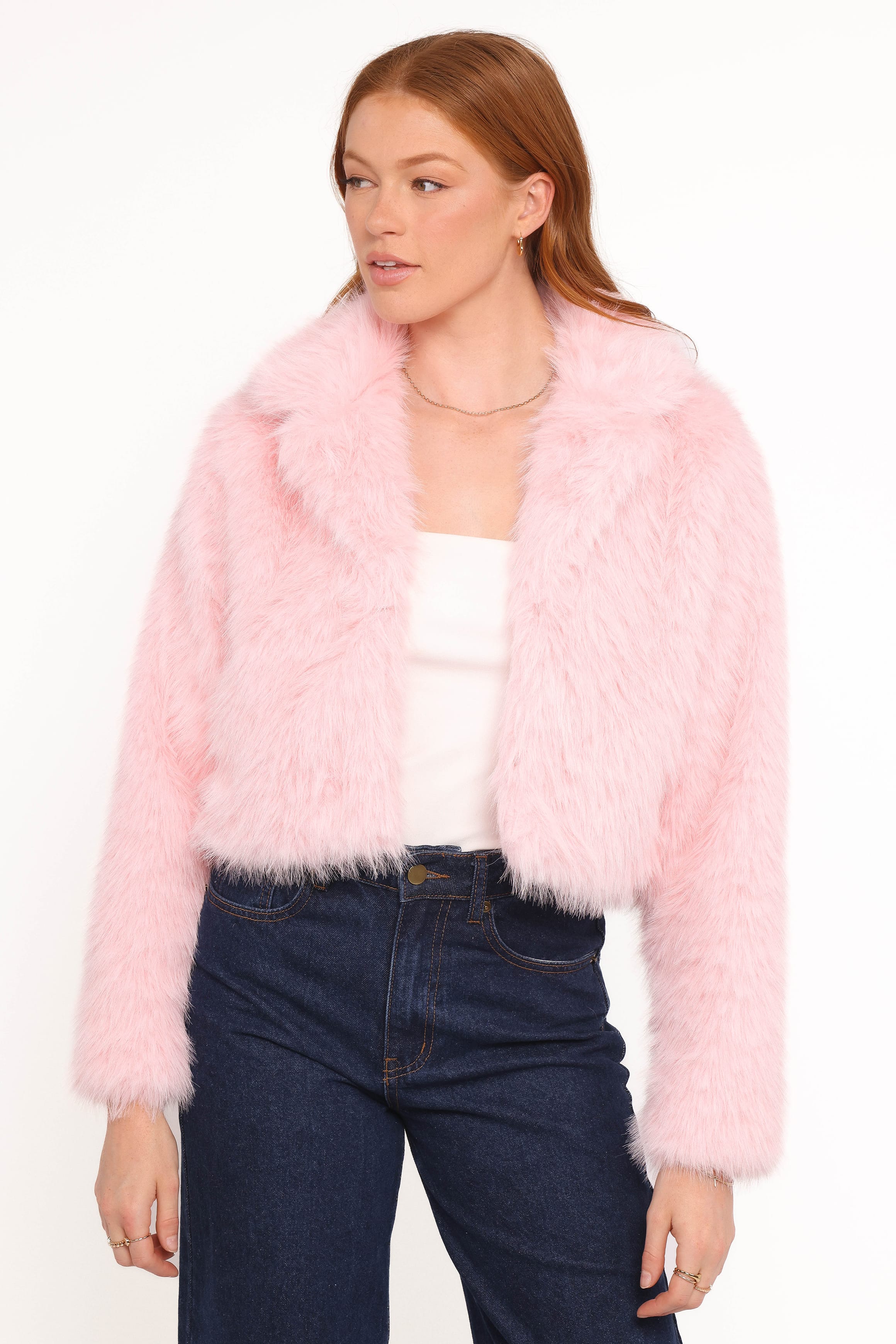 OUTERWEAR Bobbi Faux Fur Jacket - Pink