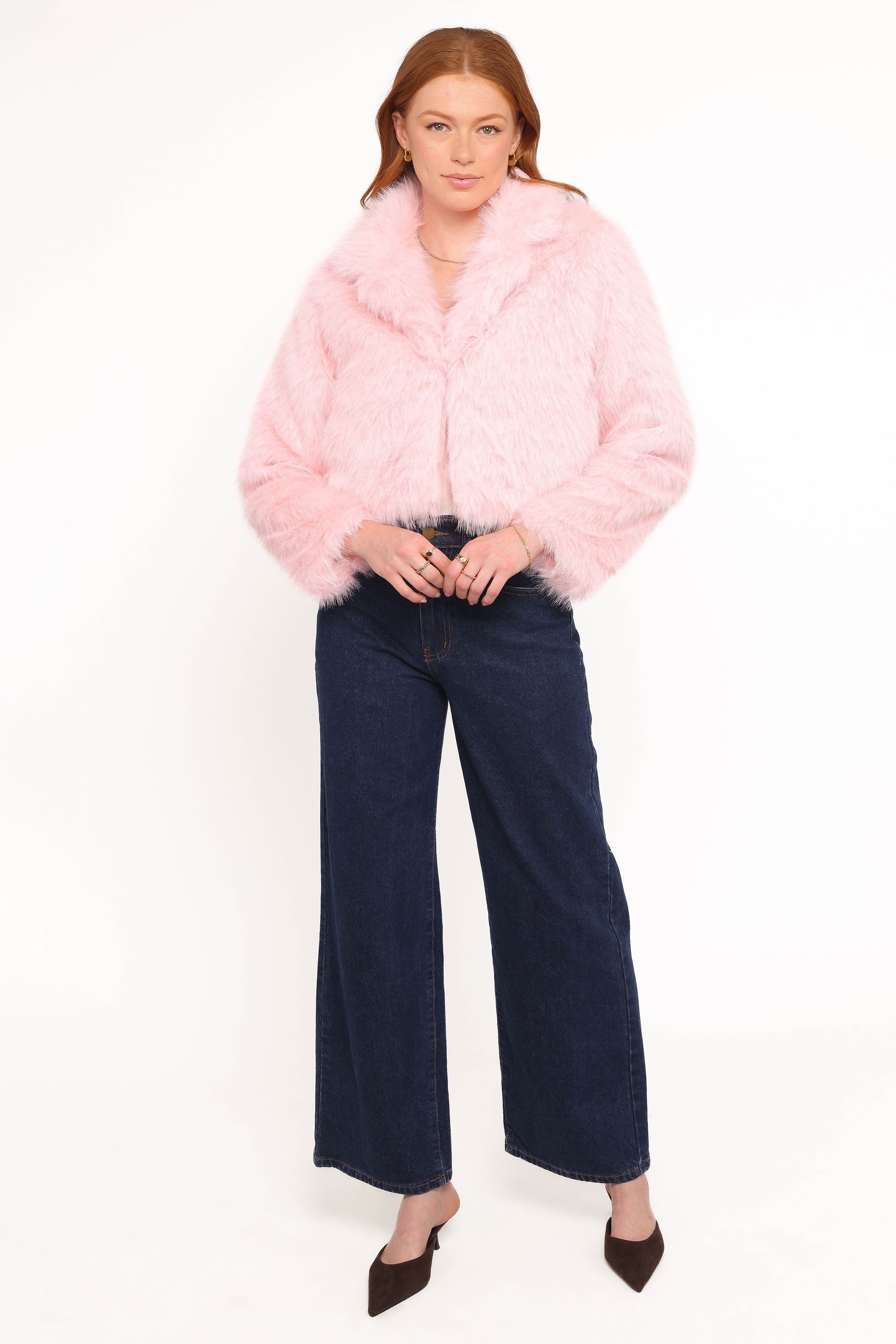 OUTERWEAR Bobbi Faux Fur Jacket - Pink