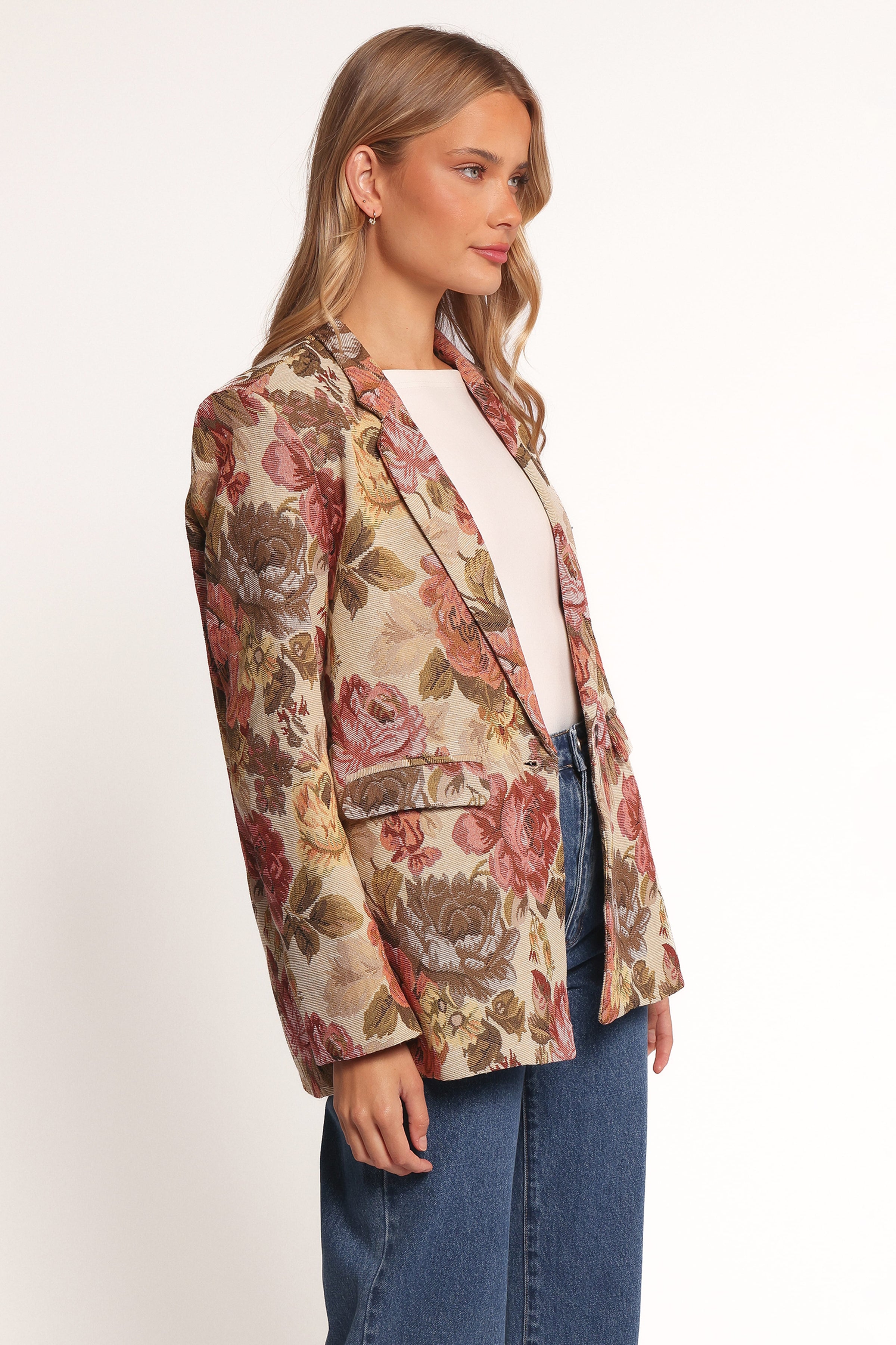 OUTERWEAR Dawn Oversized Blazer - Floral