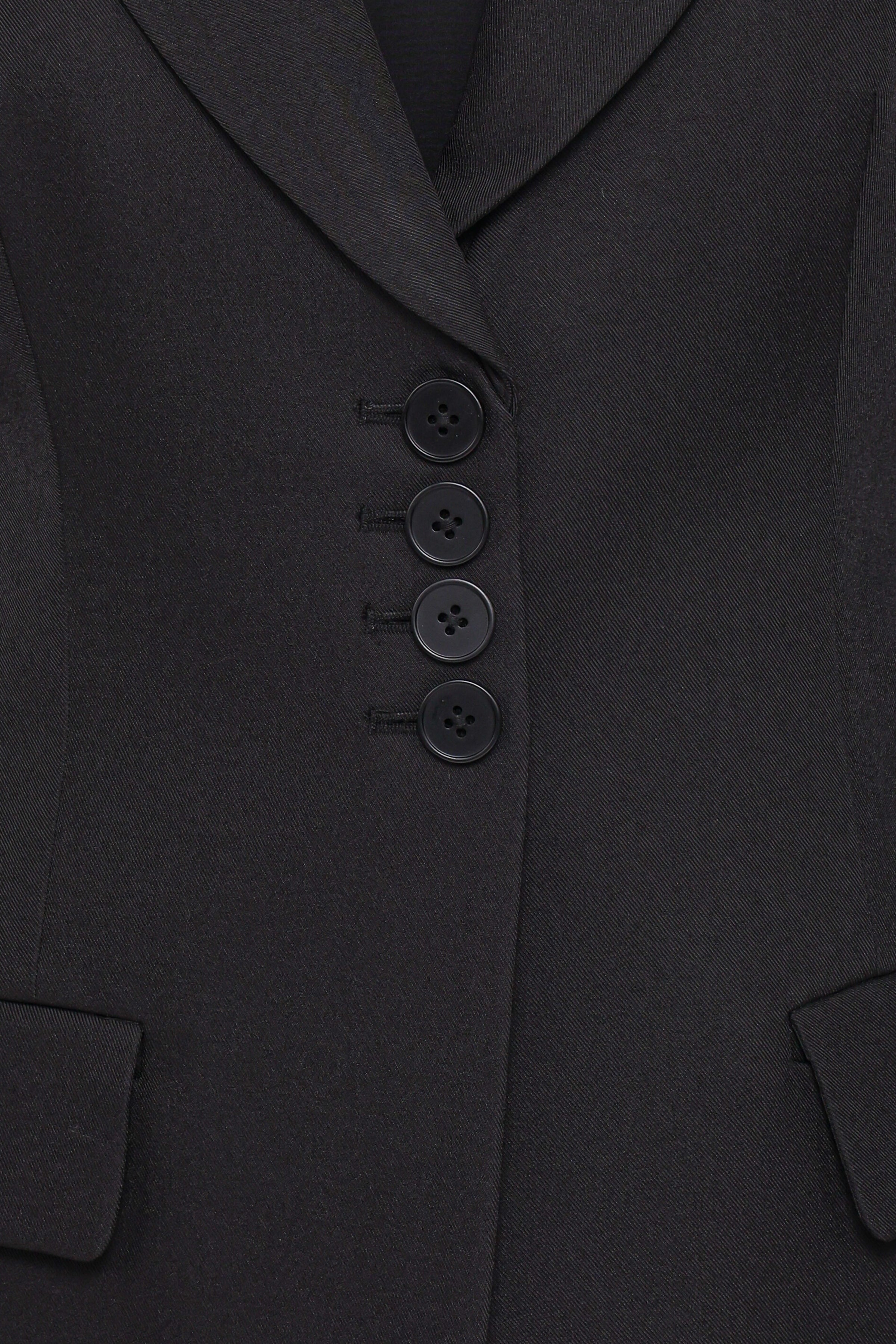 OUTERWEAR Erin Cinched Waist Blazer - Black