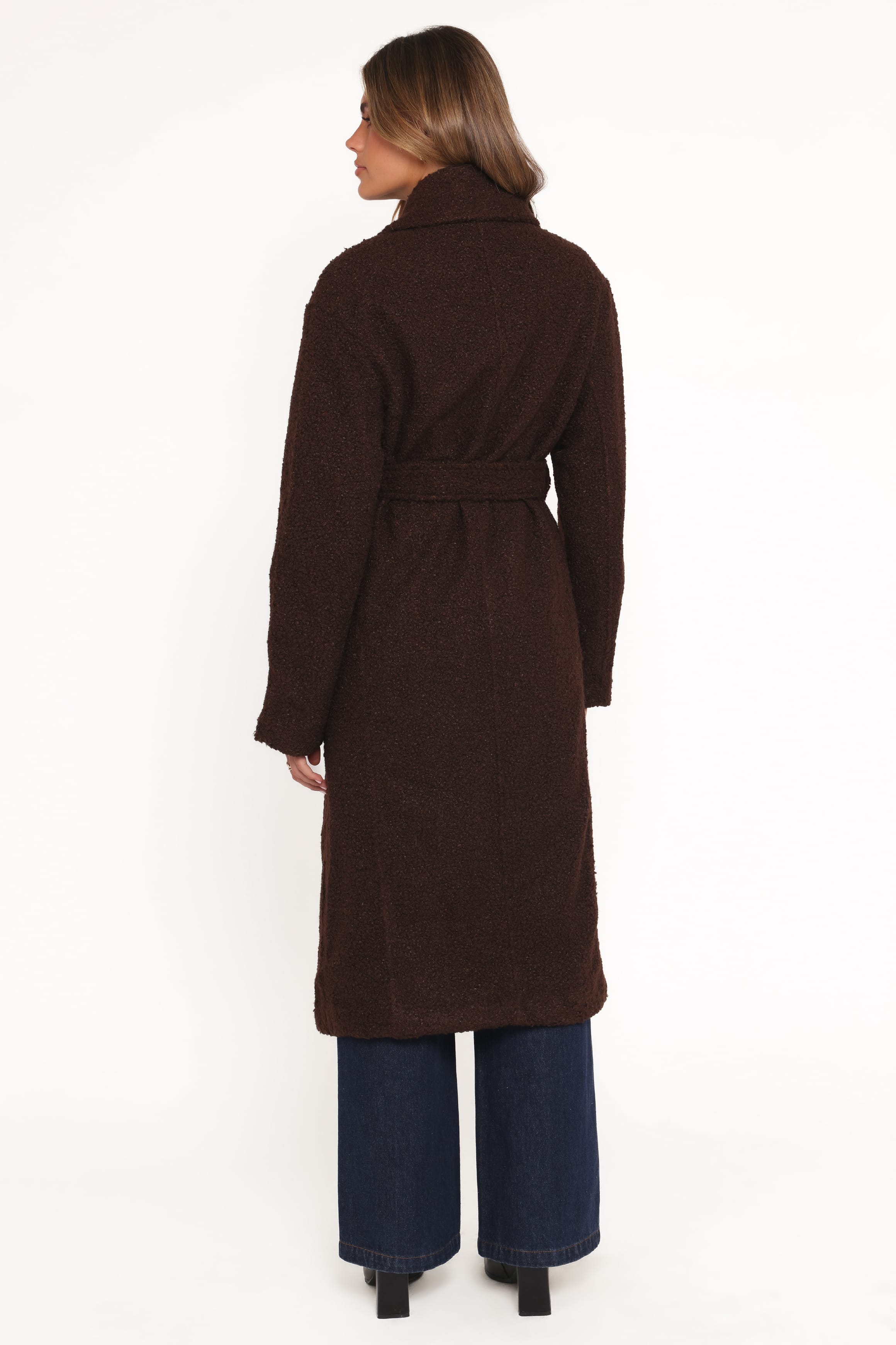 OUTERWEAR Goodie Shearling Coat - Chocolate